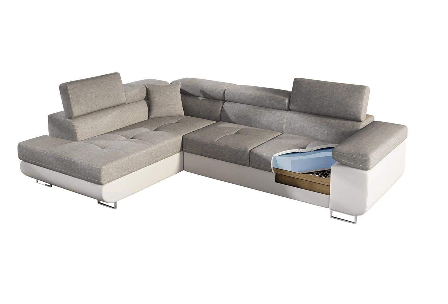 Eltap Ecksofa Anton mit Schlaffunktion & Bettkasten | Sawana Eltap Ecksofa Anton mit Schlaffunktion & Bettkasten | Sawana