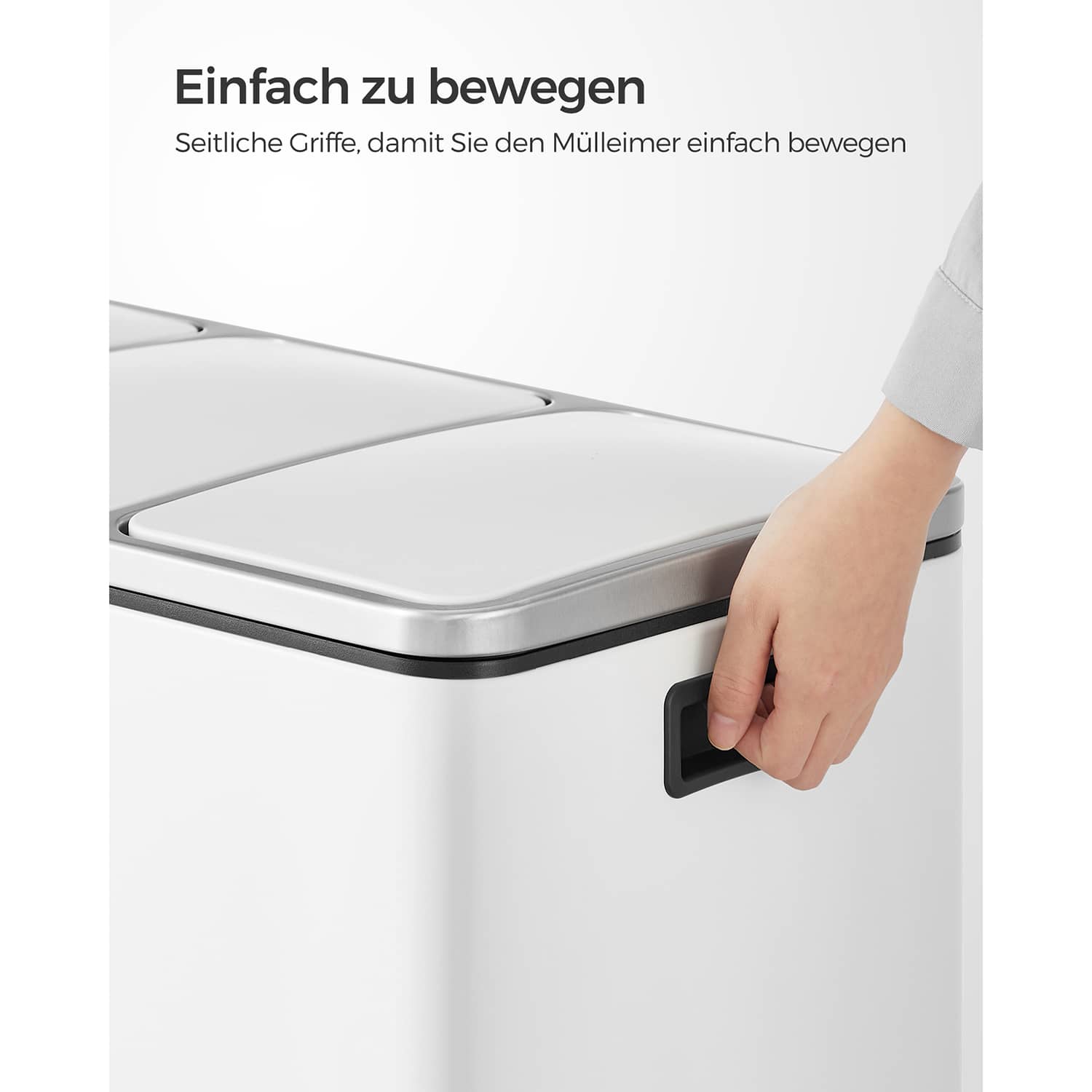 Mülleimer für die Küche 3 x 18 L-B34LTB54WT Mülleimer für die Küche 3 x 18 L-B34LTB54WT