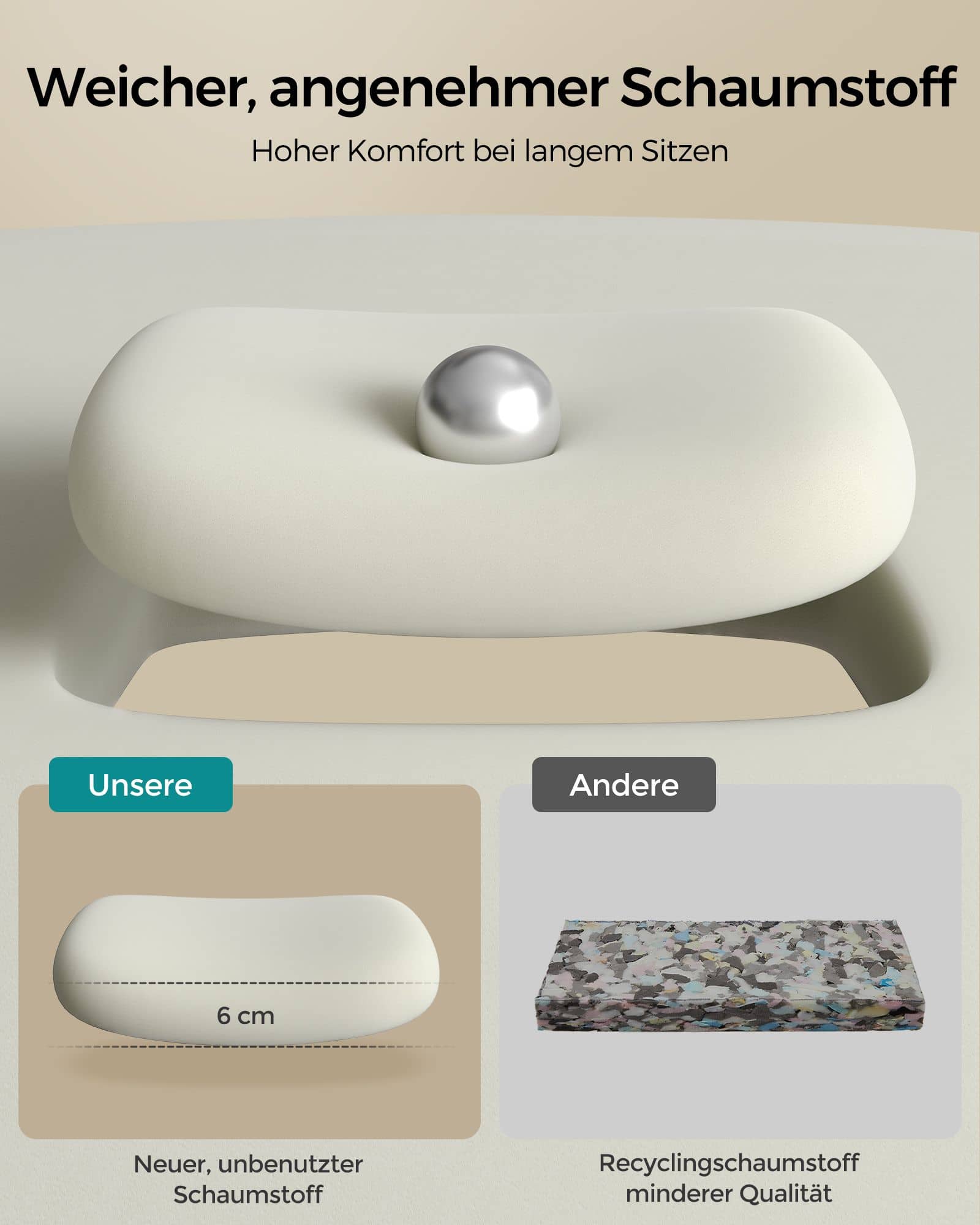 Bürostuhl mit Rückenlehnen und gebogenem Sitz tintenschwarz Bürostuhl mit Rückenlehnen und gebogenem Sitz tintenschwarz