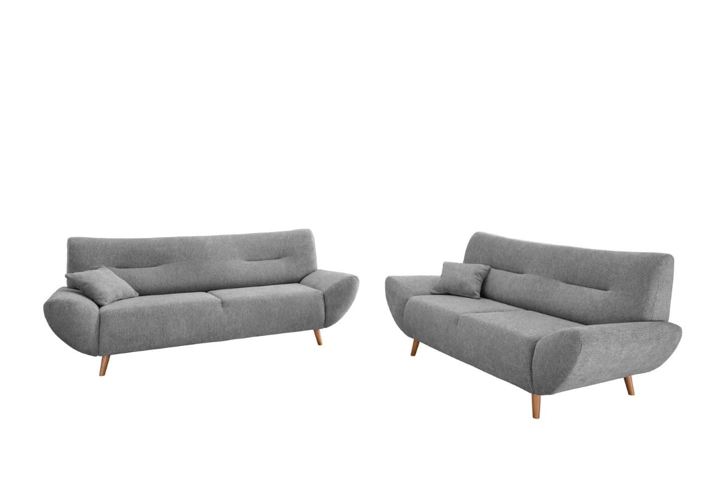 Sofa Set Drago 3 2 1 von Benformato mit Wildeichefüßen