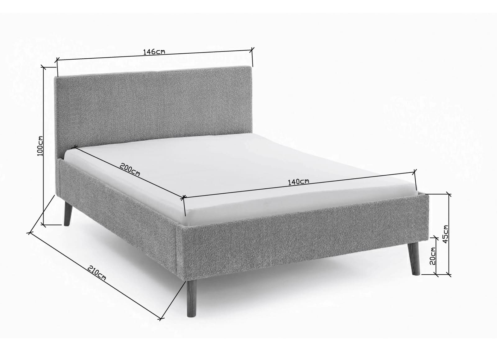 Polsterbett Empire by Meise – Modernes Designerbett in Grau , Mikrofaserbezug, wählbare Größe 140x200 cm , stabiles Bettgestell ohne Lattenrost & Matratze Polsterbett Empire by Meise – Modernes Designerbett in Grau , Mikrofaserbezug, wählbare Größe 140x200 cm , stabiles Bettgestell ohne Lattenrost & Matratze