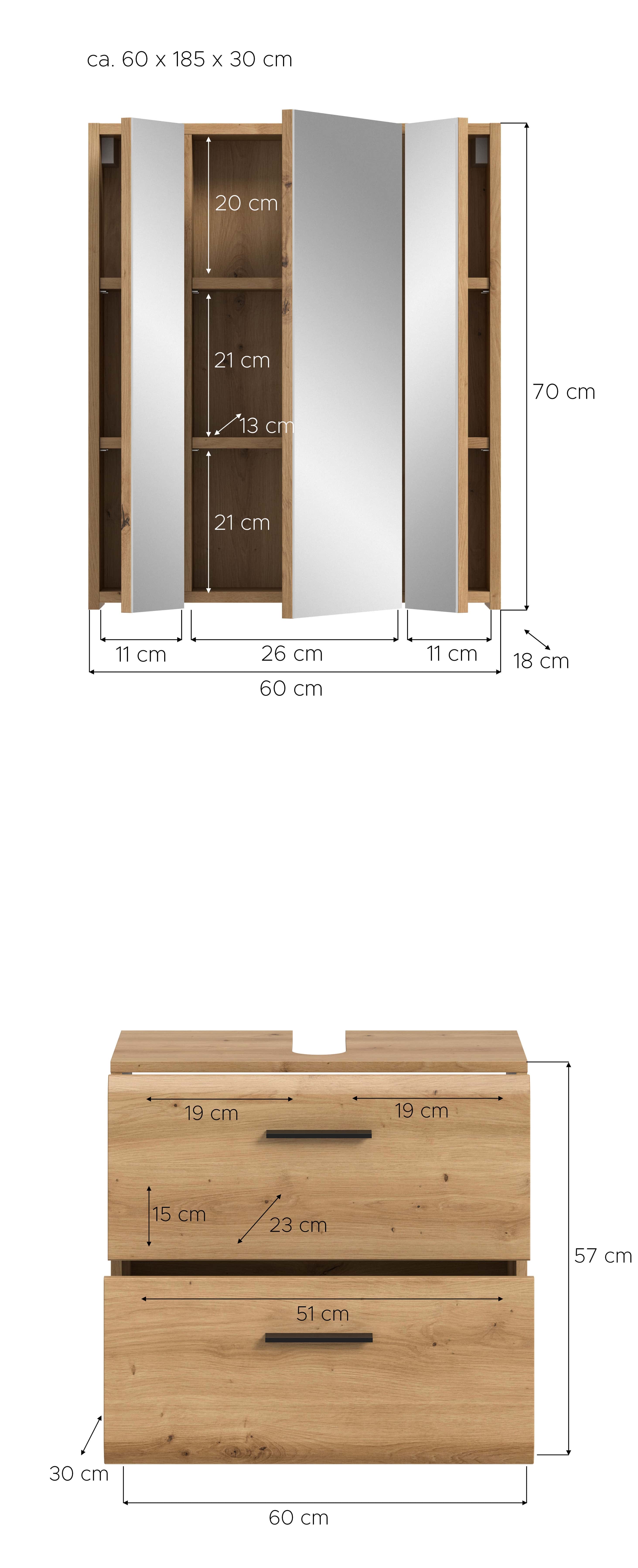 Ice Badkombination auf Rollen