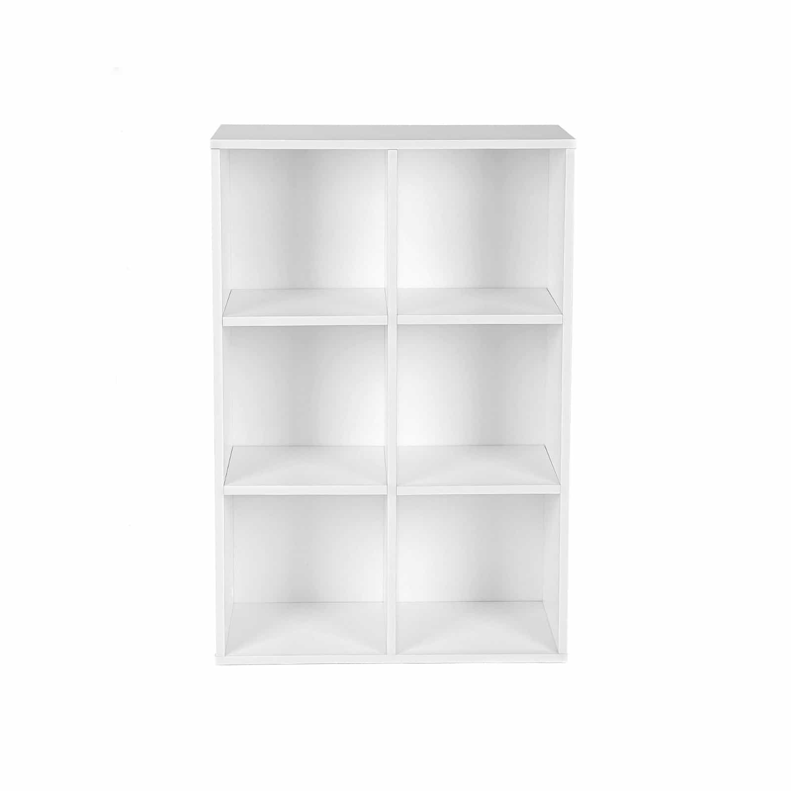 Buecherregal-6-Faecher-Weiss-LBC203D-2gGv9lXJHGLv5C Bücherregal 6 Fächer Weiß