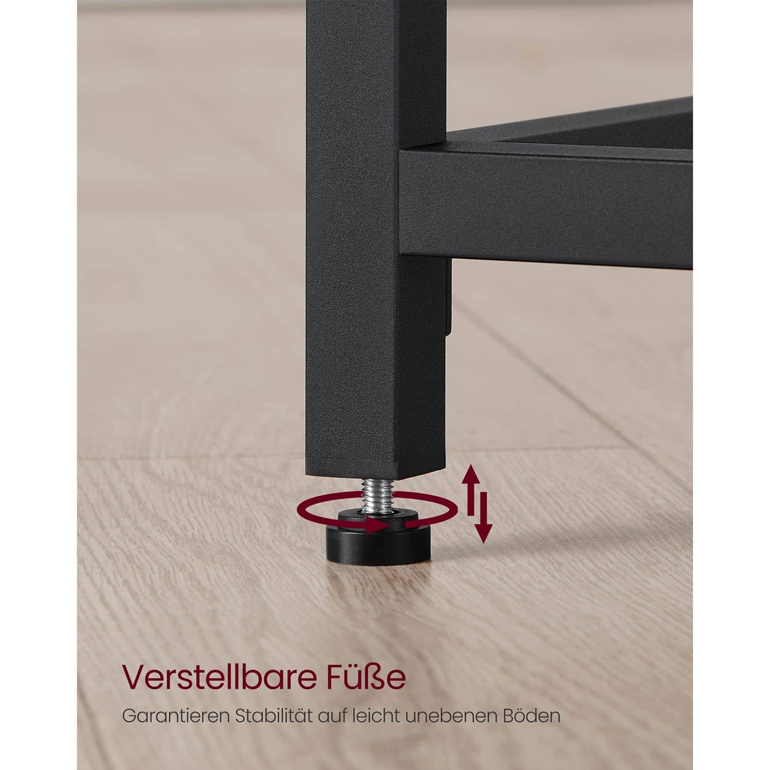 Kleiner Computertisch greige-schwarz-B34LWD041B56