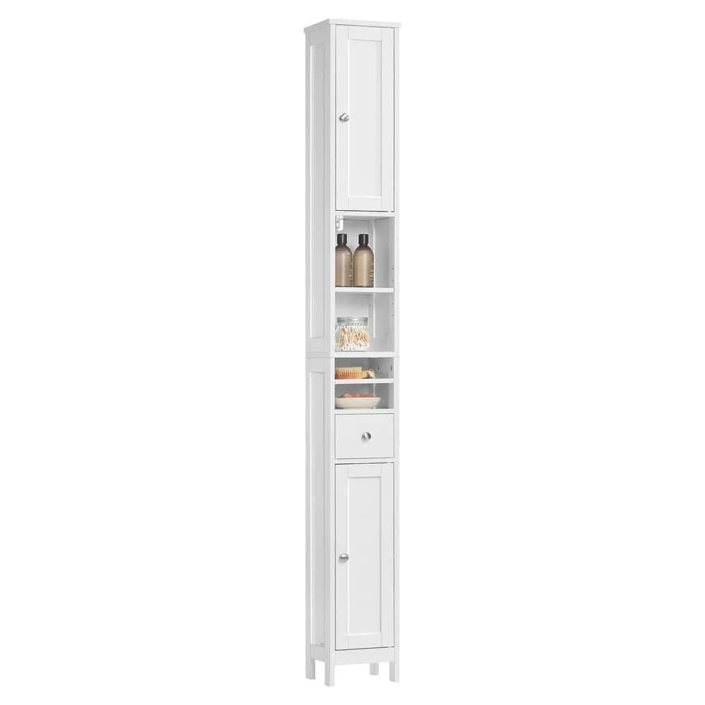 Hoher Badezimmerschrank, Schmaler Badschrank, Aufbewahrungsschrank Hoher Badezimmerschrank, Schmaler Badschrank, Aufbewahrungsschrank