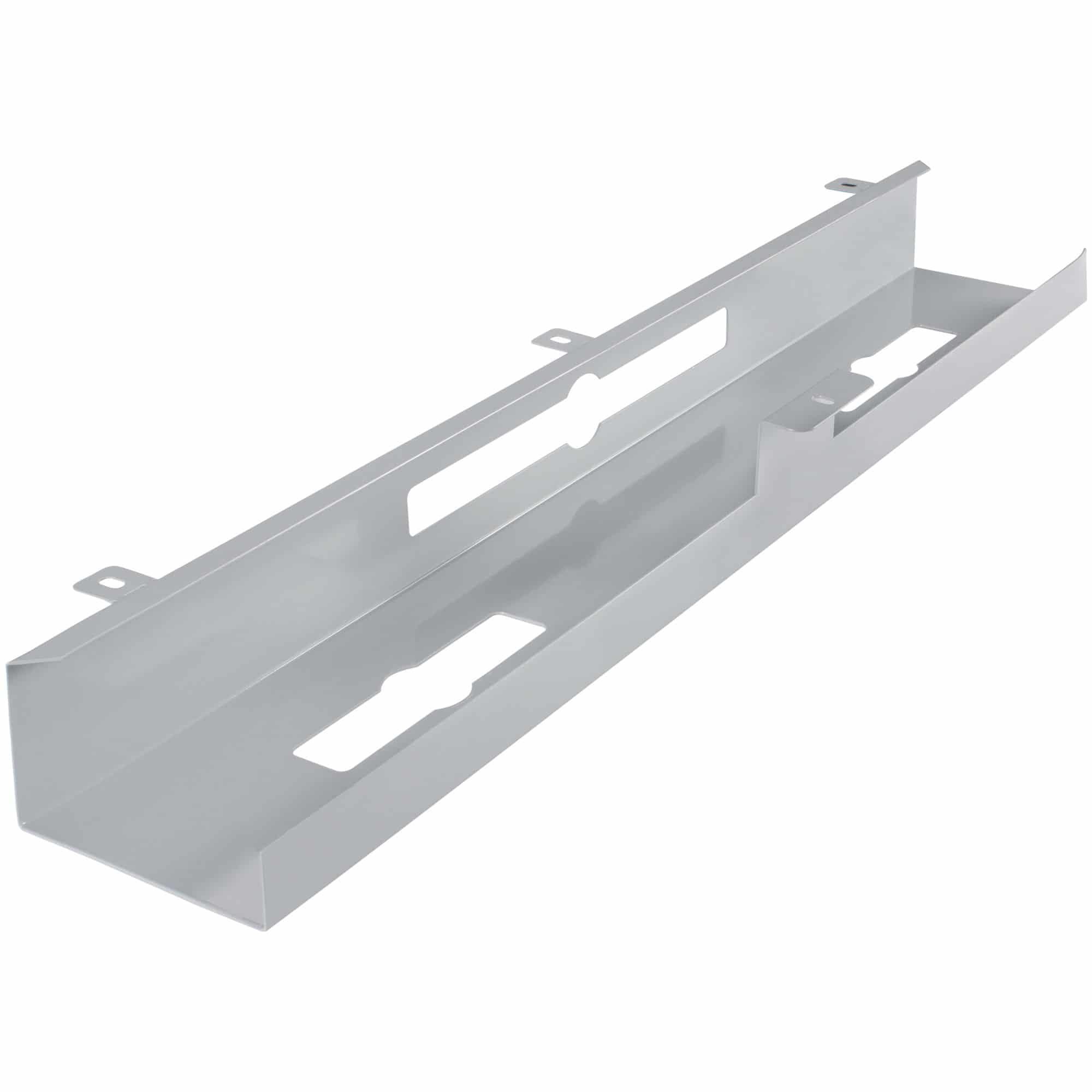 45398-AMSTYLE-Kabelkanal-80-cm-SilbervQcPx8WPGfO84 ® Kabelkanal Schreibtisch 80x7x13 cm Untertisch Kabelführung silber