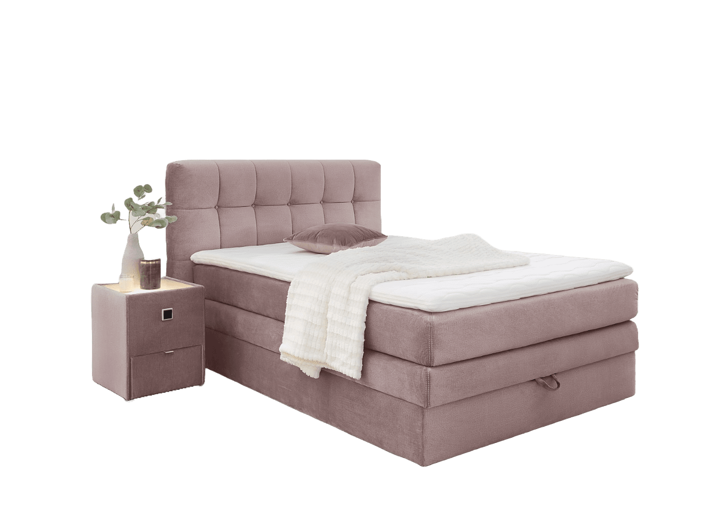 Boxspringbett Amy 140x200 & 180x200 mit Bettkasten – Jockenhöfer Boxspringbett Amy 140x200 & 180x200 mit Bettkasten – Jockenhöfer