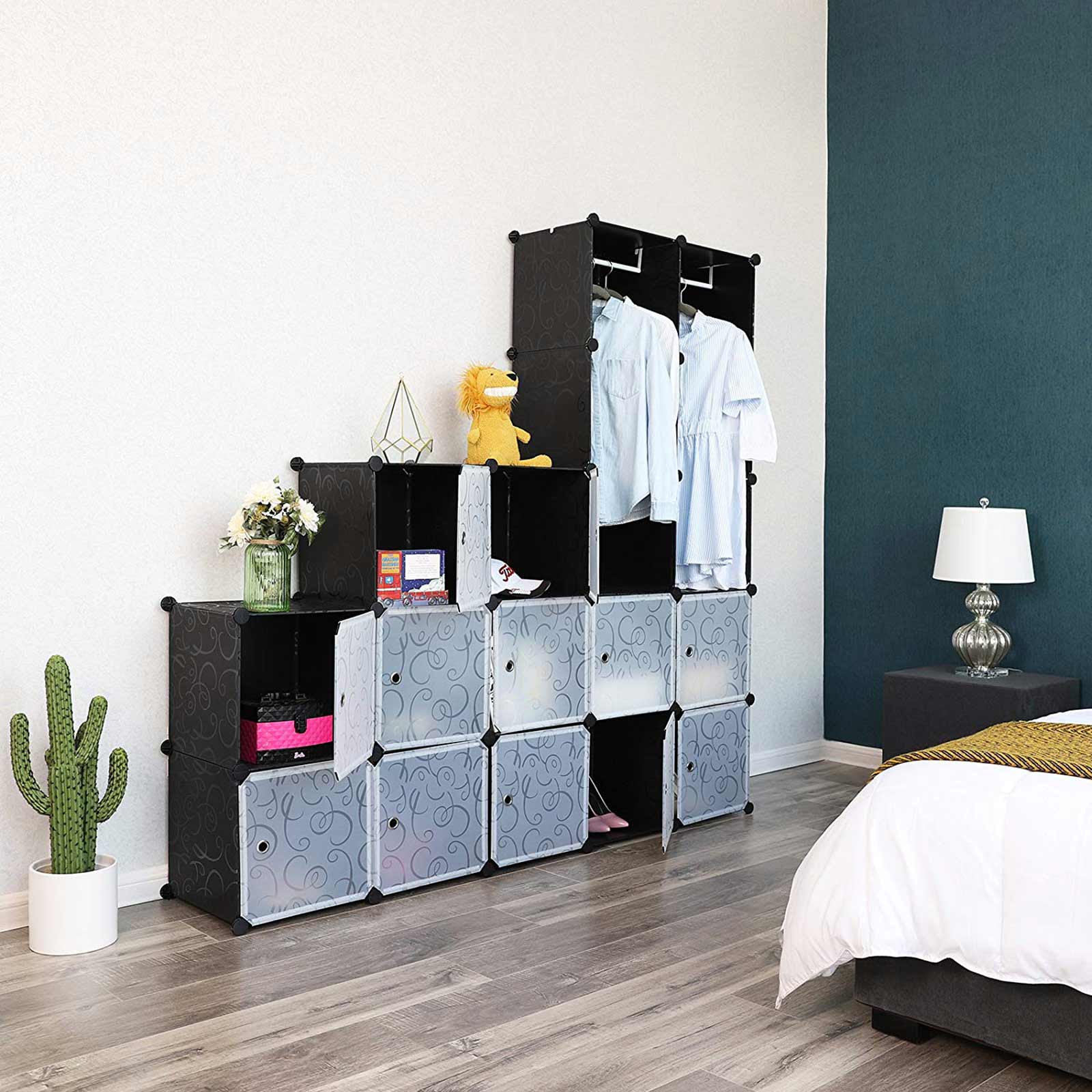 Steckregal für Kleidung Schwarz-LPC30H Steckregal für Kleidung Schwarz-LPC30H