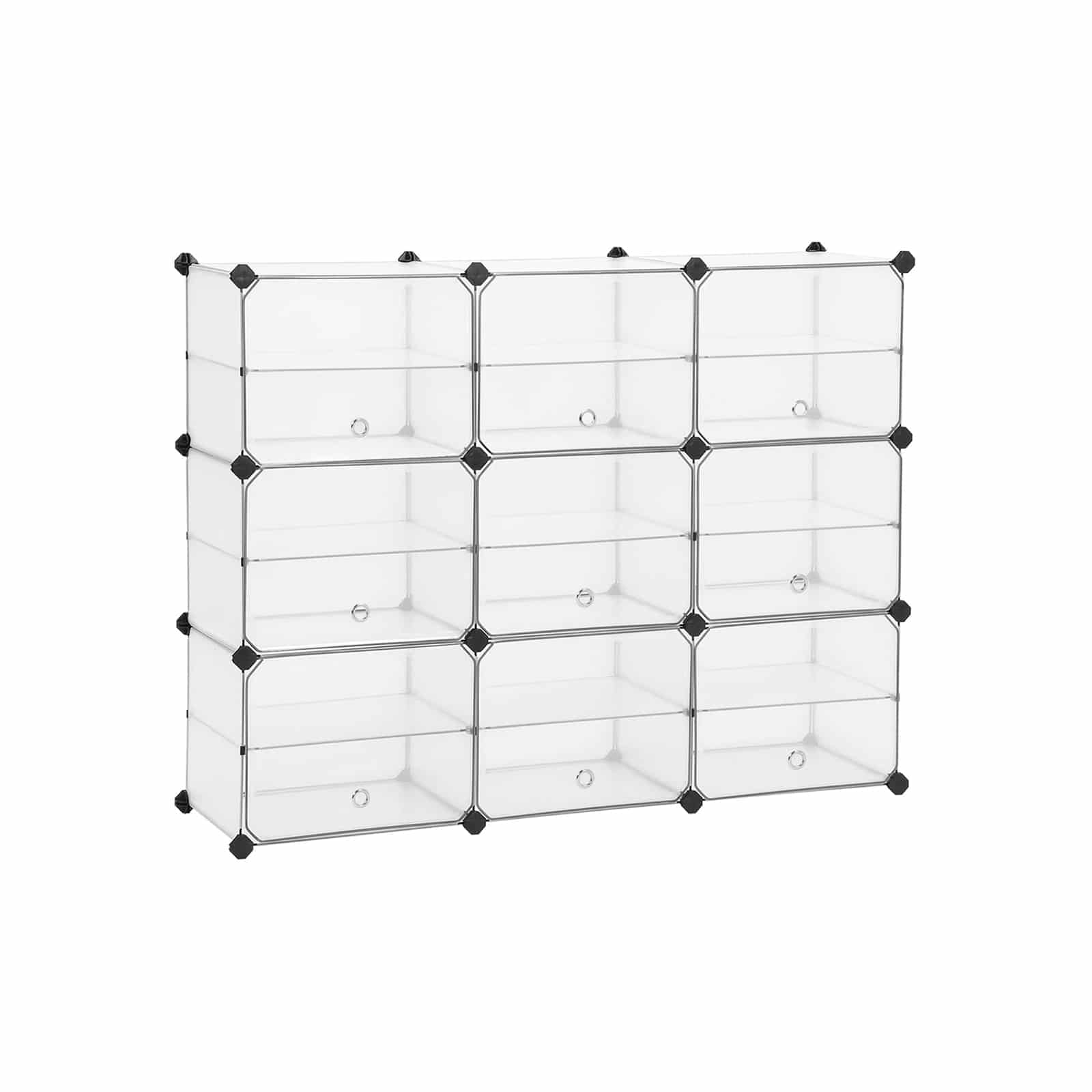 Schuhregal mit Türen