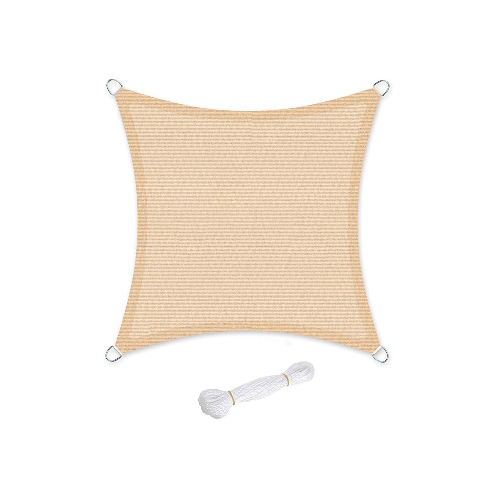 3 x 3 m Sonnensegel aus HDPE-GSS33EYV1