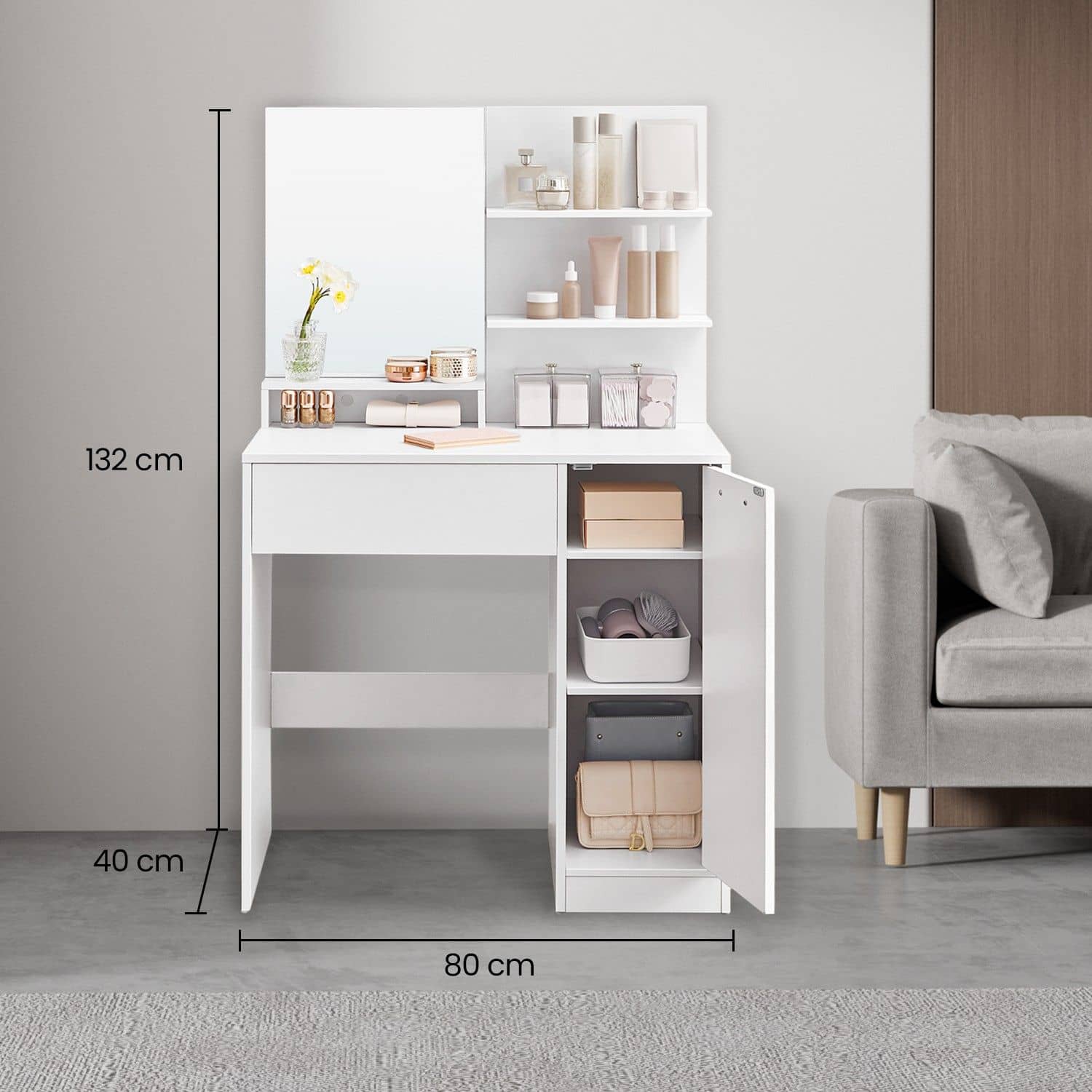 Schminktisch, Frisiertisch, mit Spiegel Schminktisch, Frisiertisch, mit Spiegel