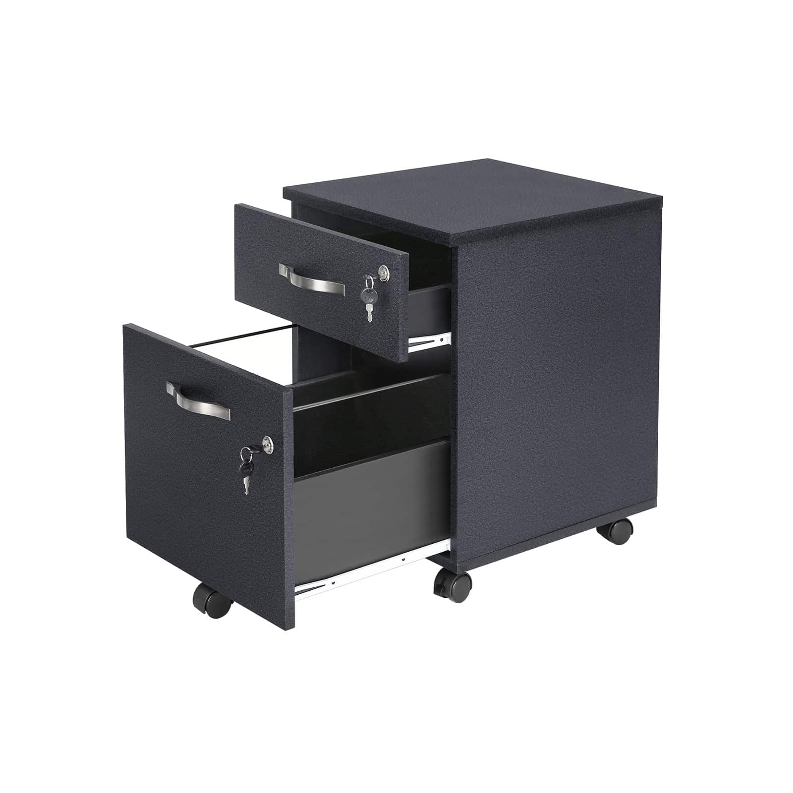 File-Cabinet-with-Locks-LCD22BV1-28ZE1H0DOZYBfX Abschließbarer Rollcontainer Schwarz