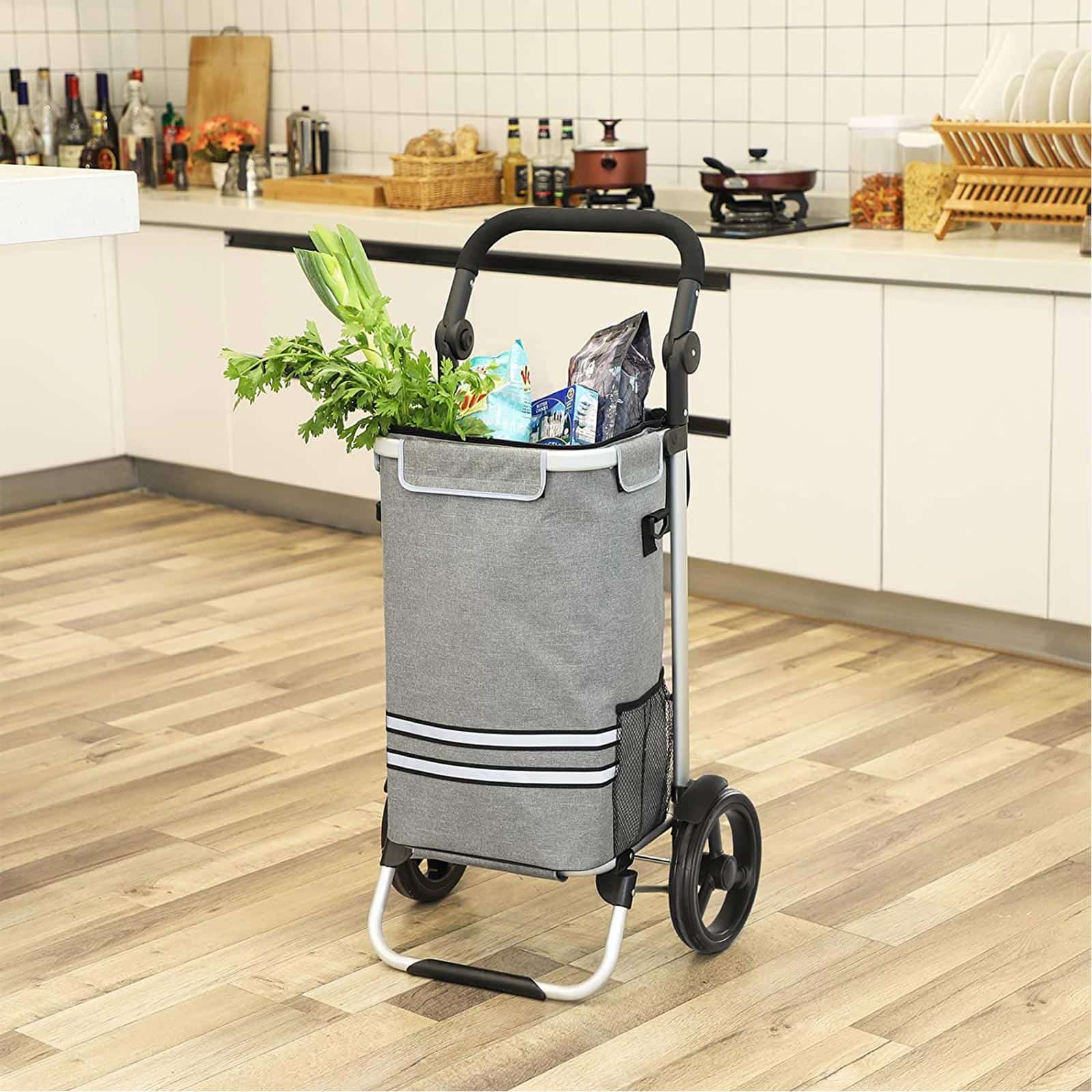 Klappbarer Einkaufstrolley Grau-B34KST02GY Klappbarer Einkaufstrolley Grau-B34KST02GY