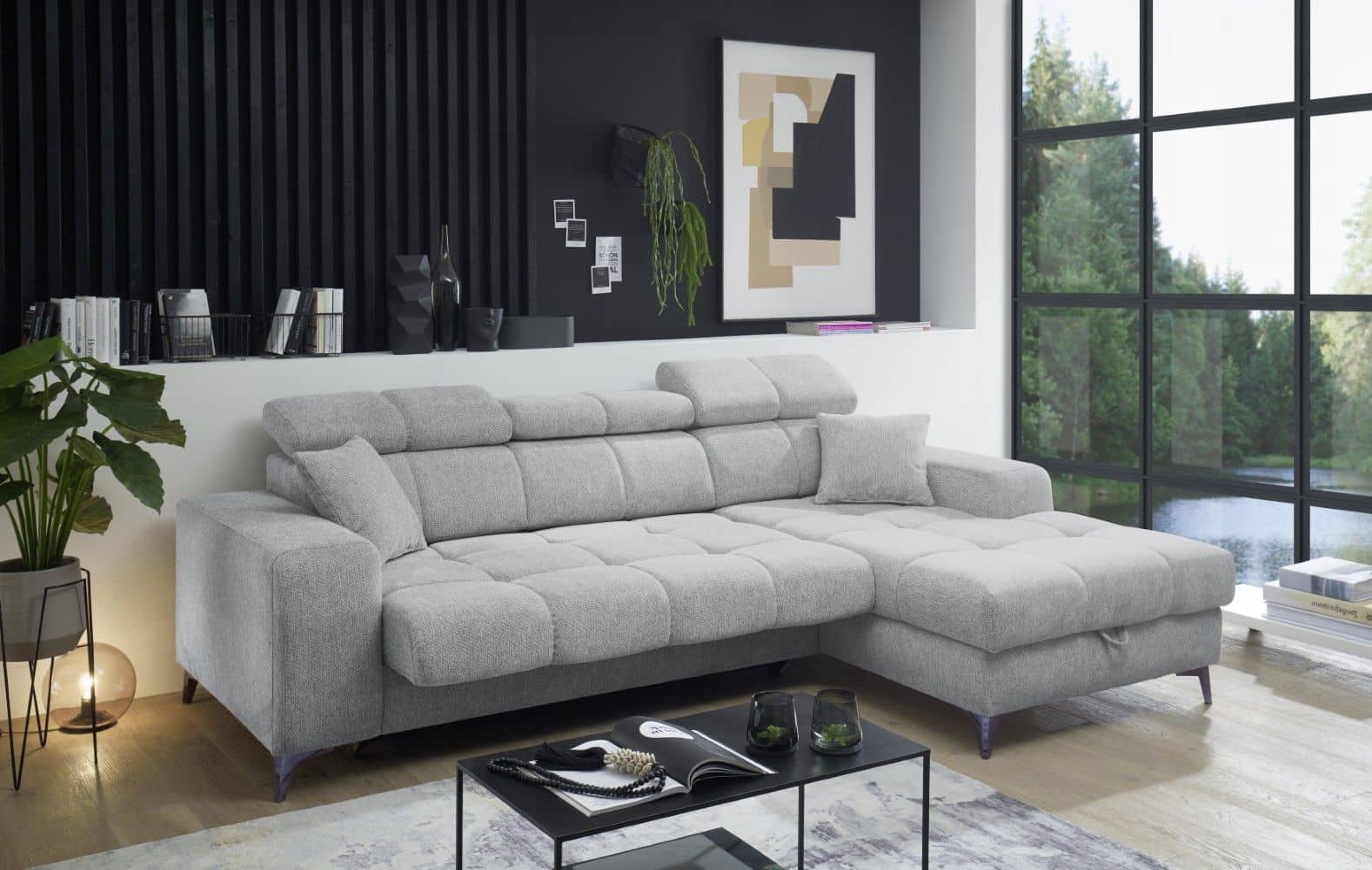 Sofa Sydney mit elektrischem Sitzvorschub von ED Sofa Sydney mit elektrischem Sitzvorschub von ED