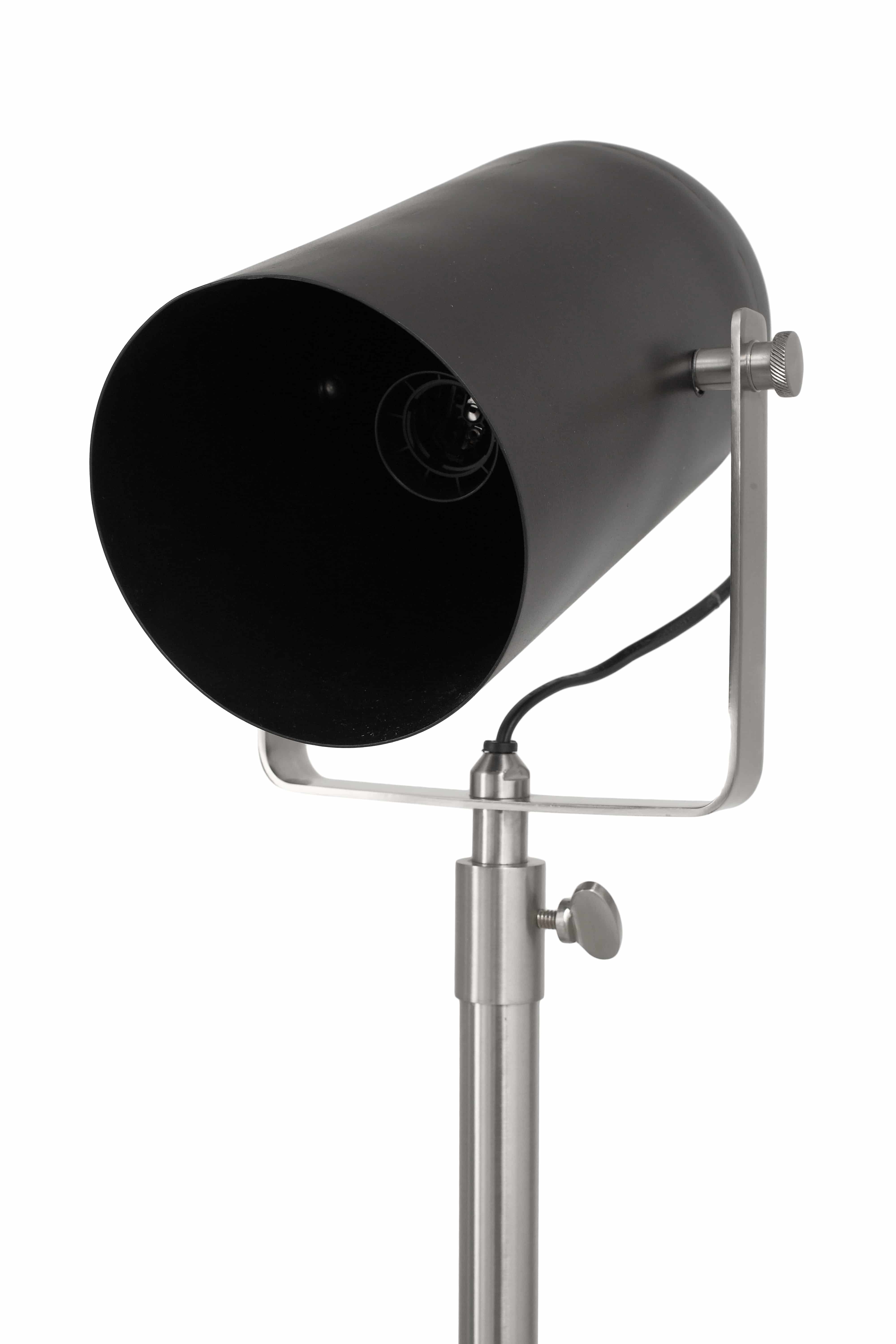 Stehlampe Celeste 425 Schwarz / Silber