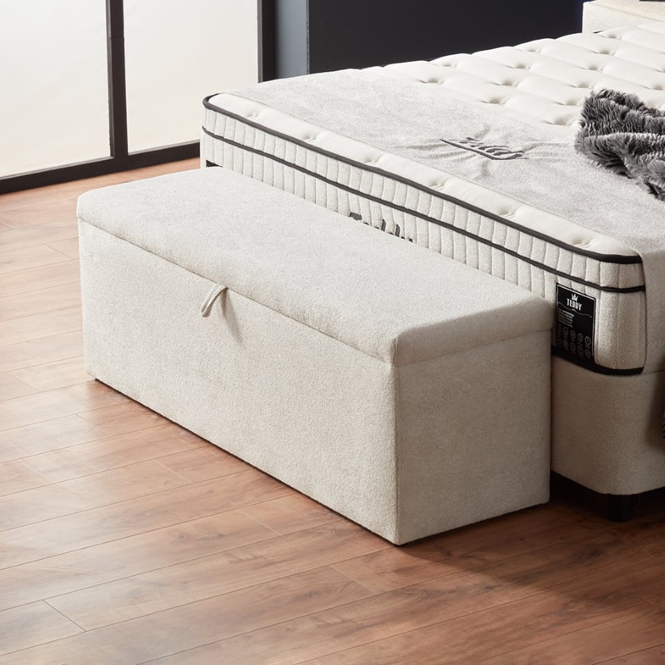 Teddy-Opbergbed-7 Vielseitige Größen von 90x200cm bis 180x200cm
