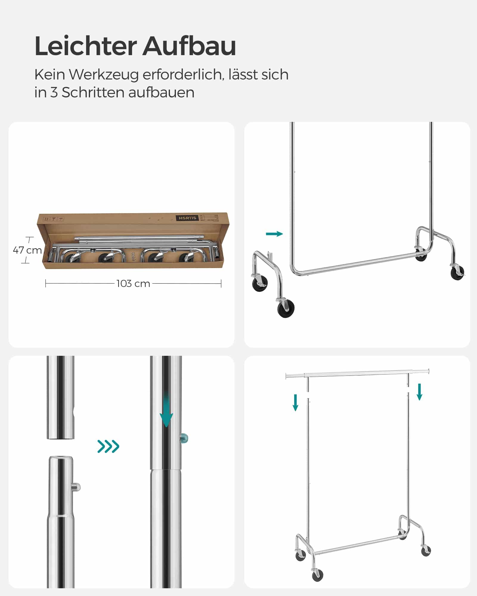 Schwerlast-Kleiderständer 130 kg-B34HSR11S Schwerlast-Kleiderständer 130 kg-B34HSR11S