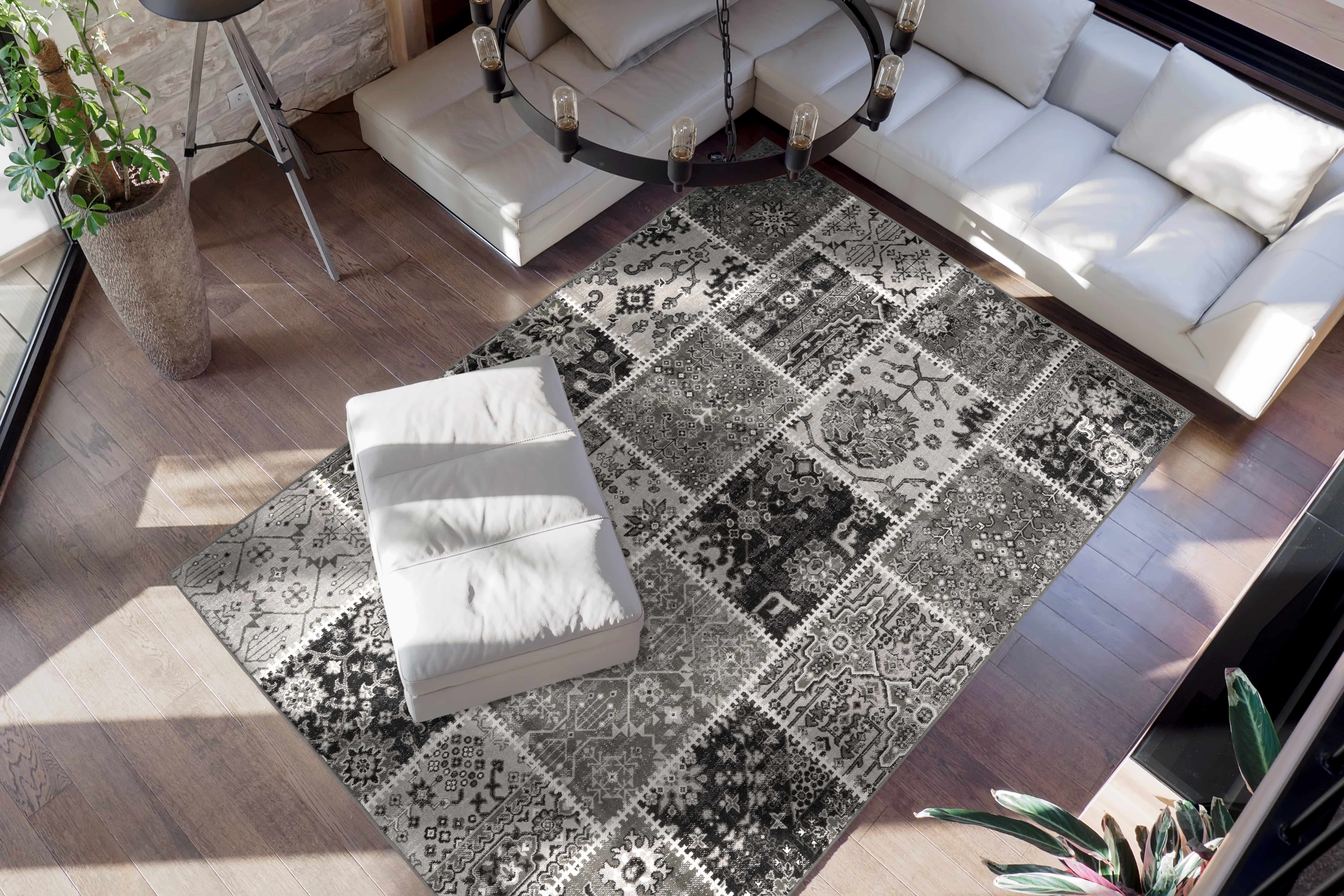 Ariya 425 Grau 80cm x 150cm | Flachflor | Teppich Ariya 425 Grau 80cm x 150cm | Flachflor | Teppich