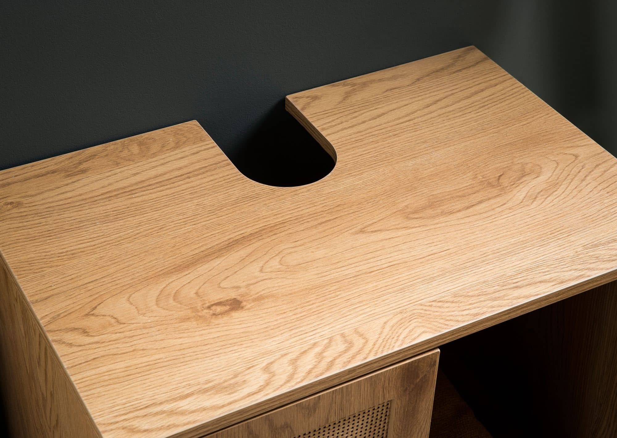 Waschbeckenunterschrank Eiche-Optik 60x60x40 cm mit Türen Waschbeckenunterschrank Eiche-Optik 60x60x40 cm mit Türen