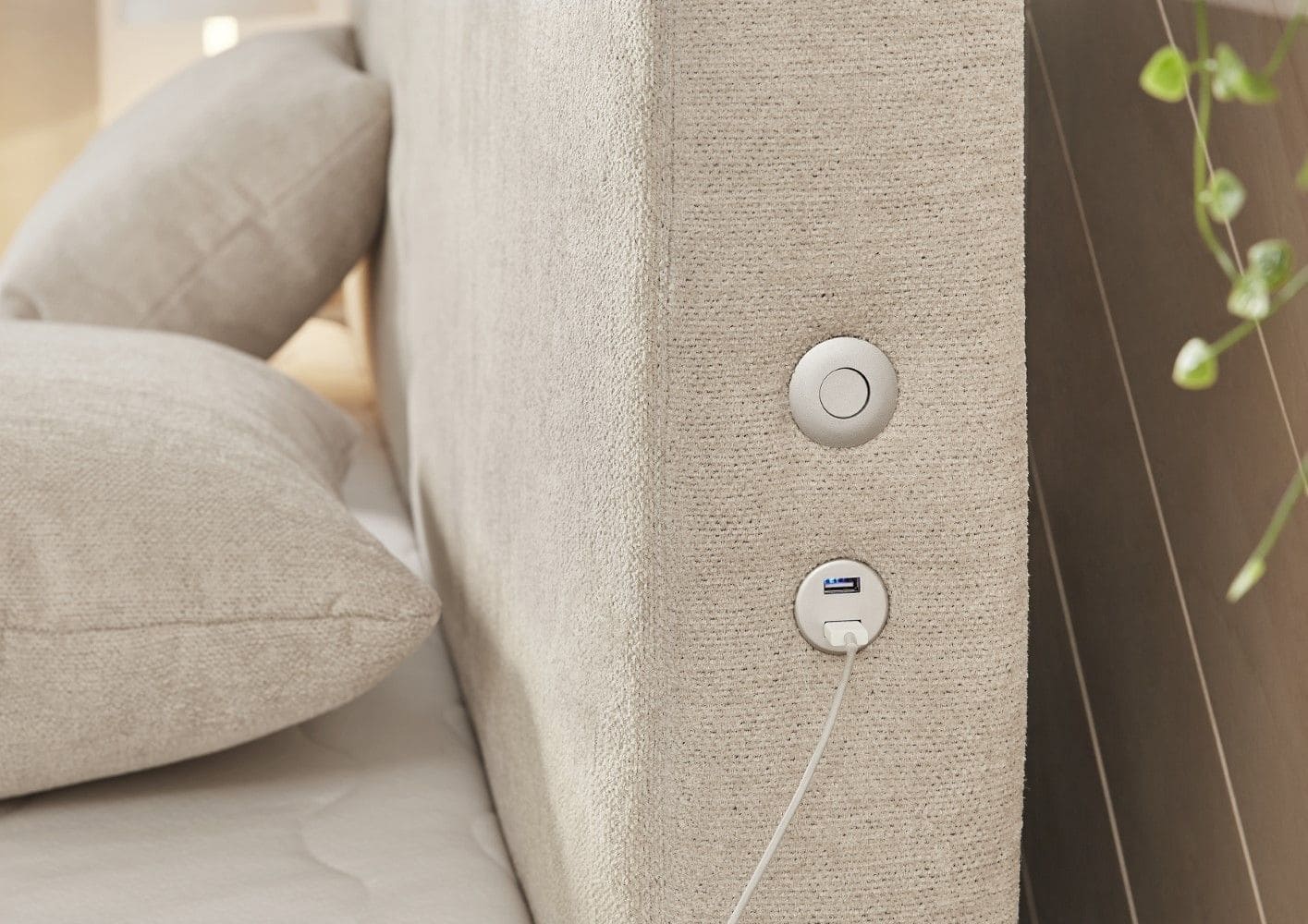 Boxspringbett Kira 180x200 inklusive Topper, LED-Leiste und USB-Port - Jockenhöfer Boxspringbett Kira 180x200 inklusive Topper, LED-Leiste und USB-Port - Jockenhöfer