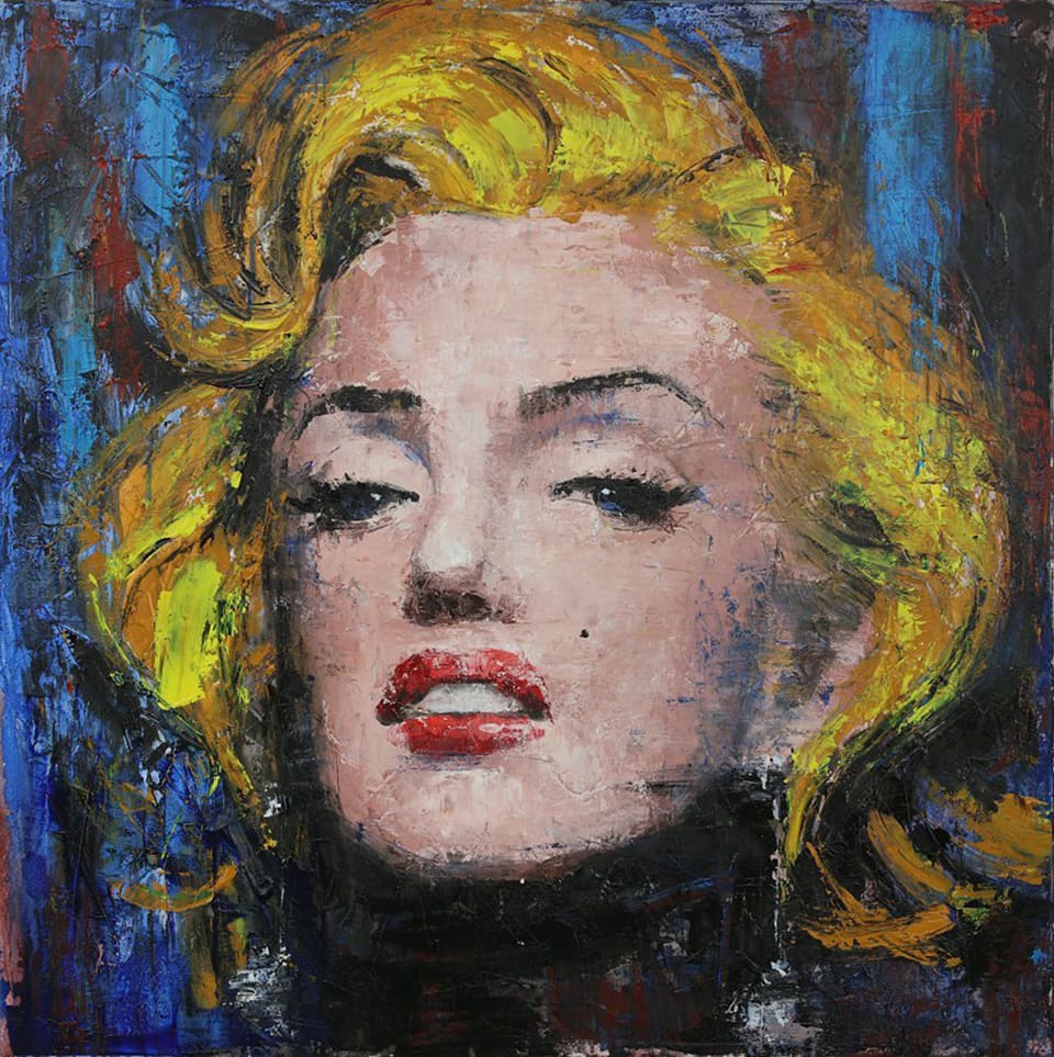 Öl-Wandbild Fame 120cm x 120cm Öl-Wandbild Fame 120cm x 120cm