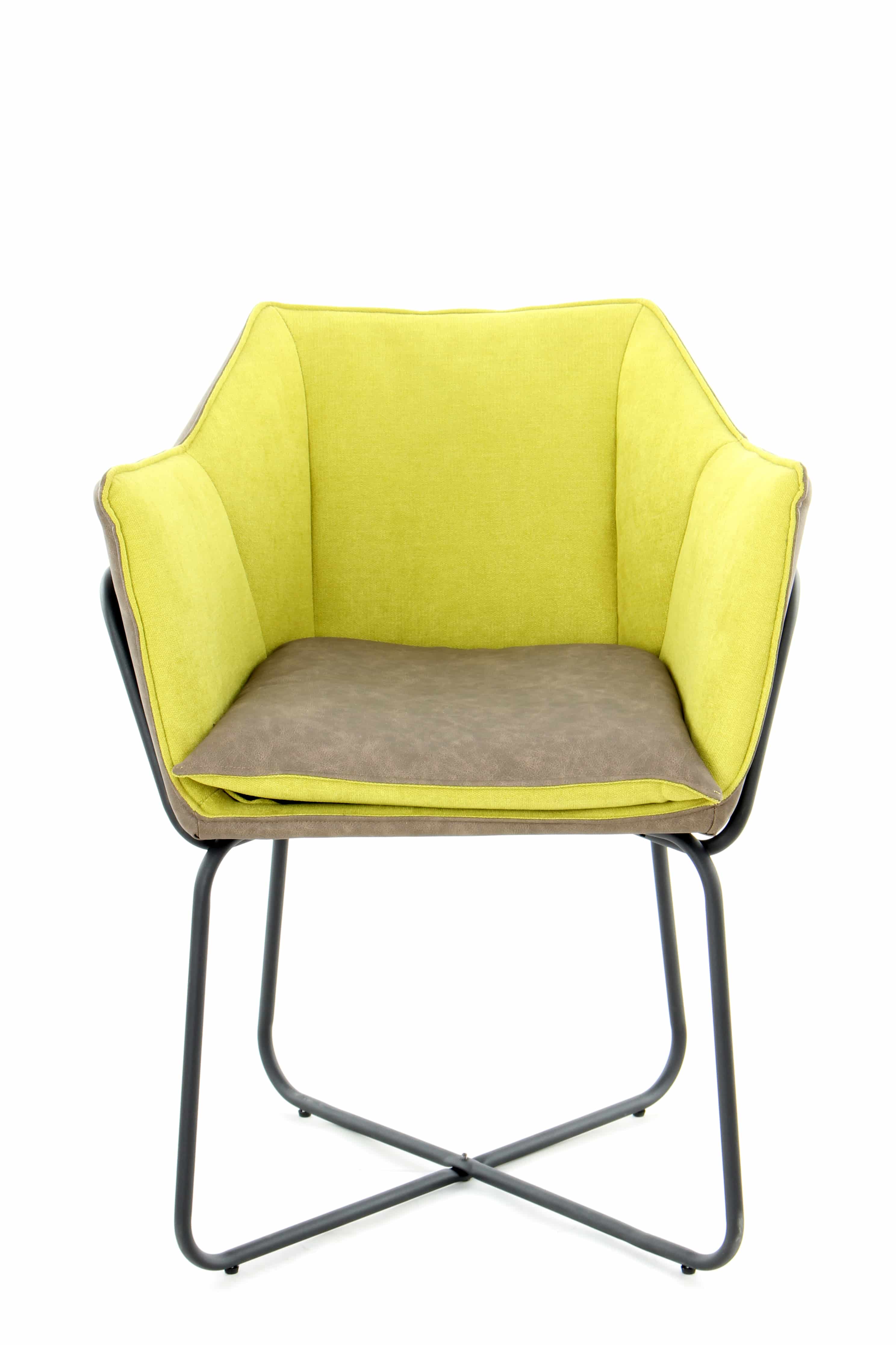 Stuhl Marietta 110 Grün / Taupe