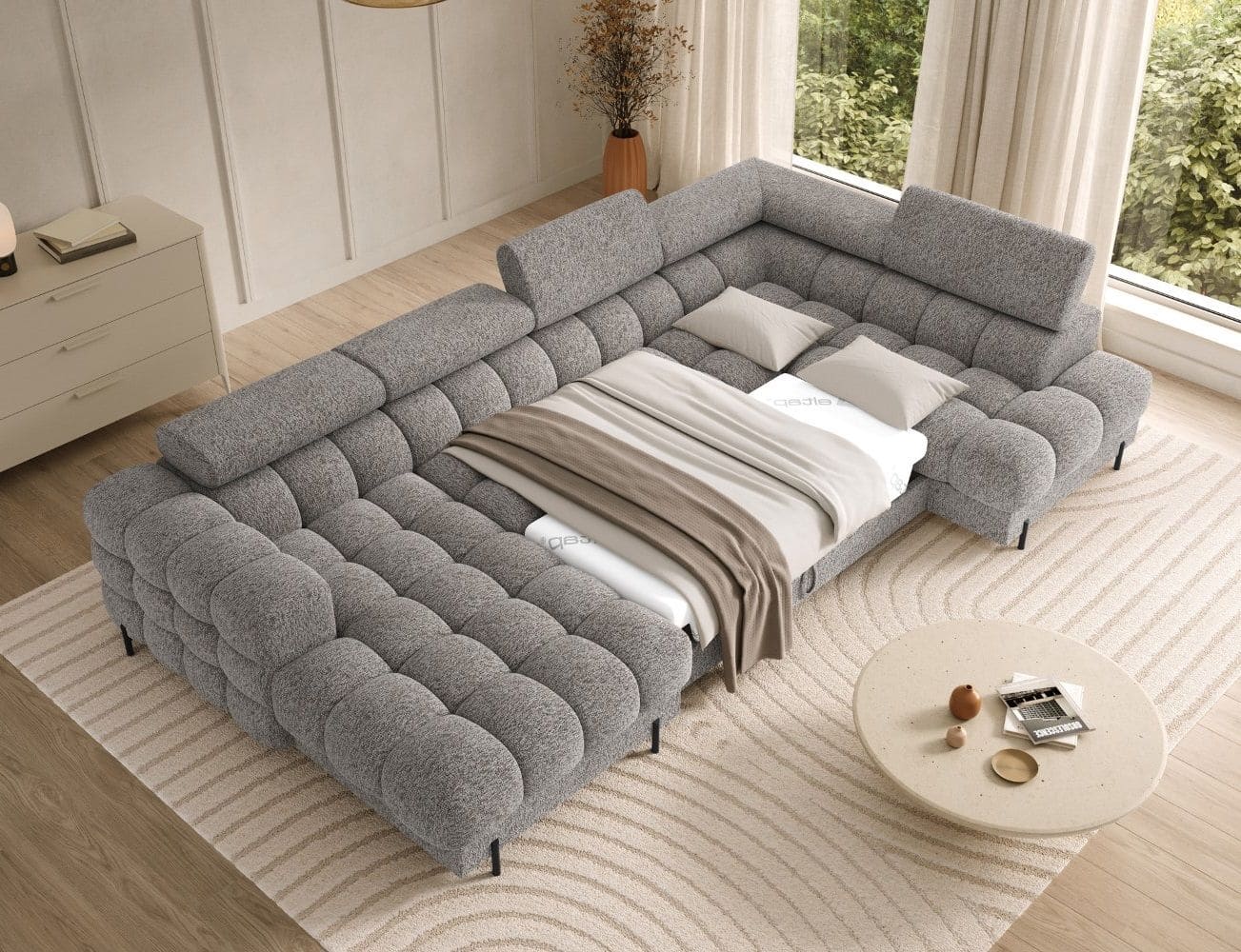 Wohnlandschaft Feraria von Eltap mit Schlaffunktion | Pellerito Wohnlandschaft Feraria von Eltap mit Schlaffunktion | Pellerito