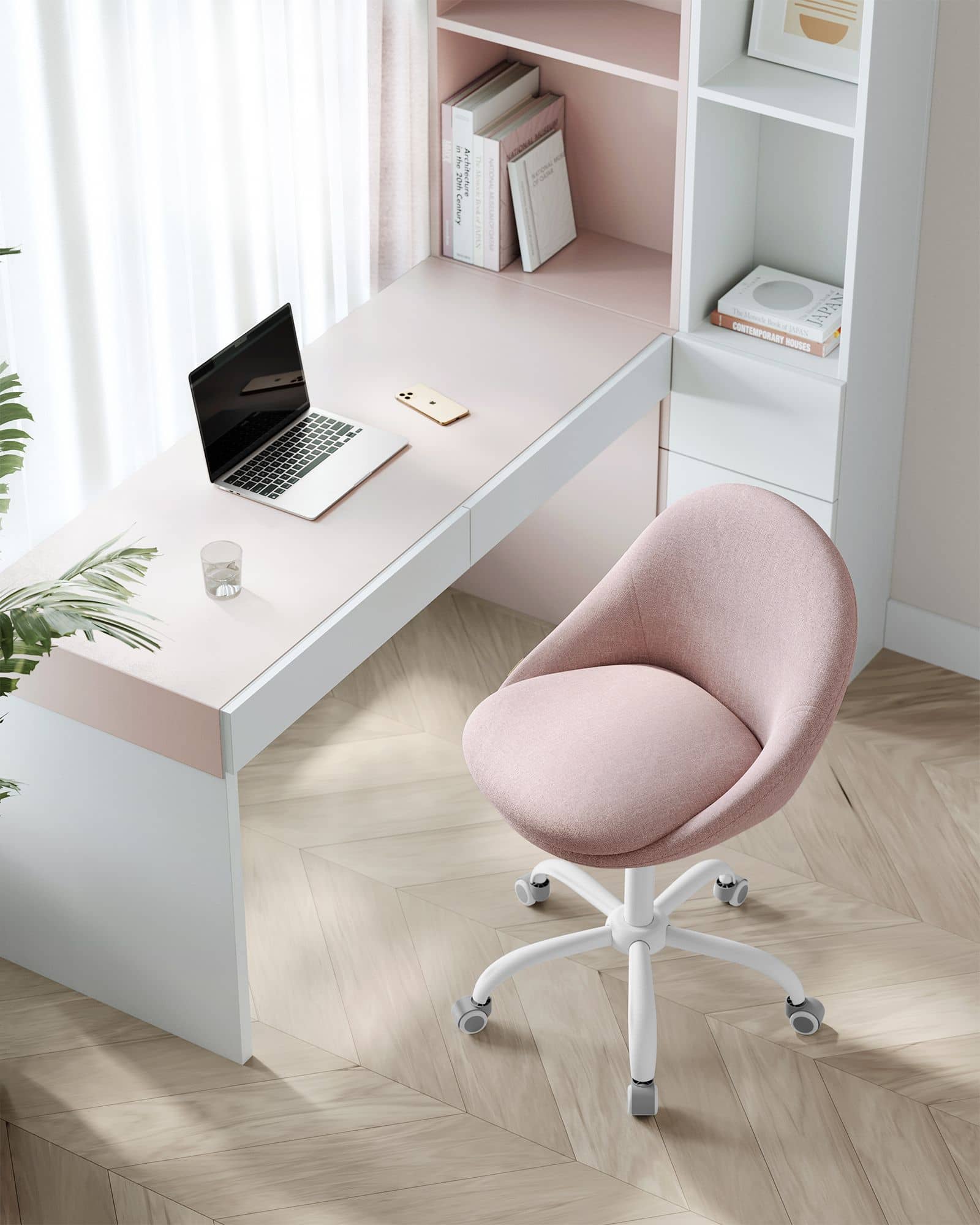 Homeoffice Stuhl höhenverstellbar rosa-B34OBG020P01 Homeoffice Stuhl höhenverstellbar rosa-B34OBG020P01