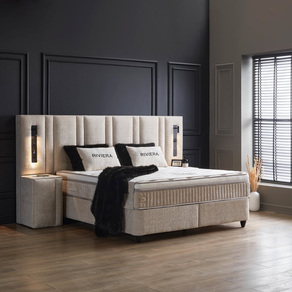 Riviera-3 Traumbett von ABC Bedding: Boxspringbett Riviera für himmlischen Schlaf