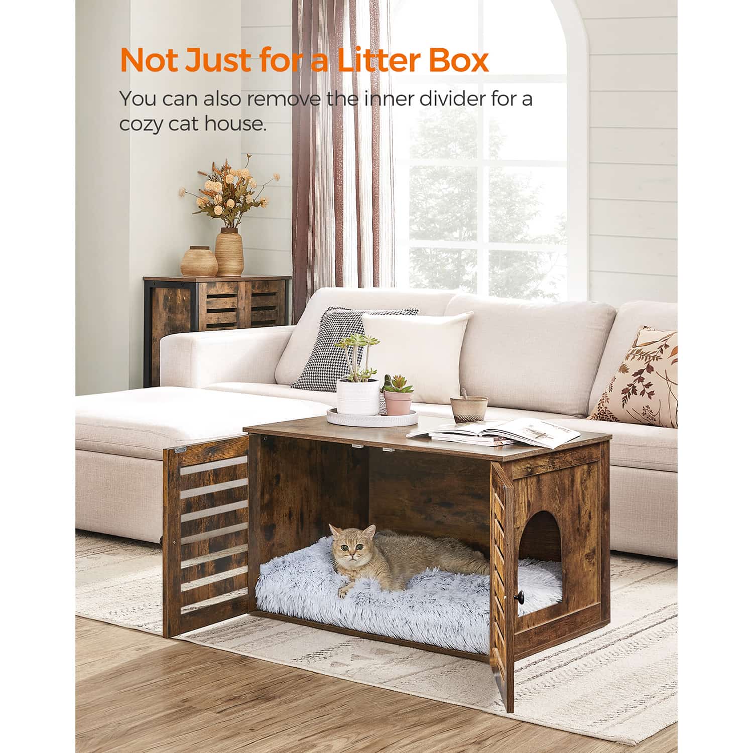 Katzenklo-Schrank mit Türen-PCL003X01 Katzenklo-Schrank mit Türen-PCL003X01