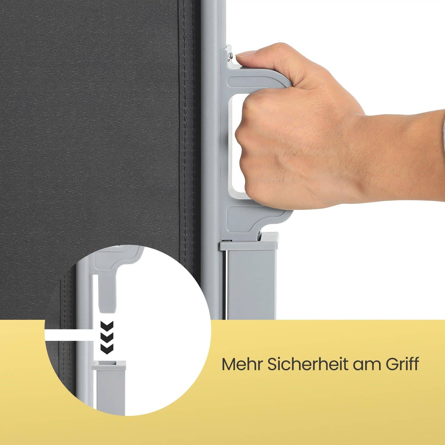 Seitenmarkise mit Stahl-Kasten, rostbeständig, ausziehbar Seitenmarkise mit Stahl-Kasten, rostbeständig, ausziehbar