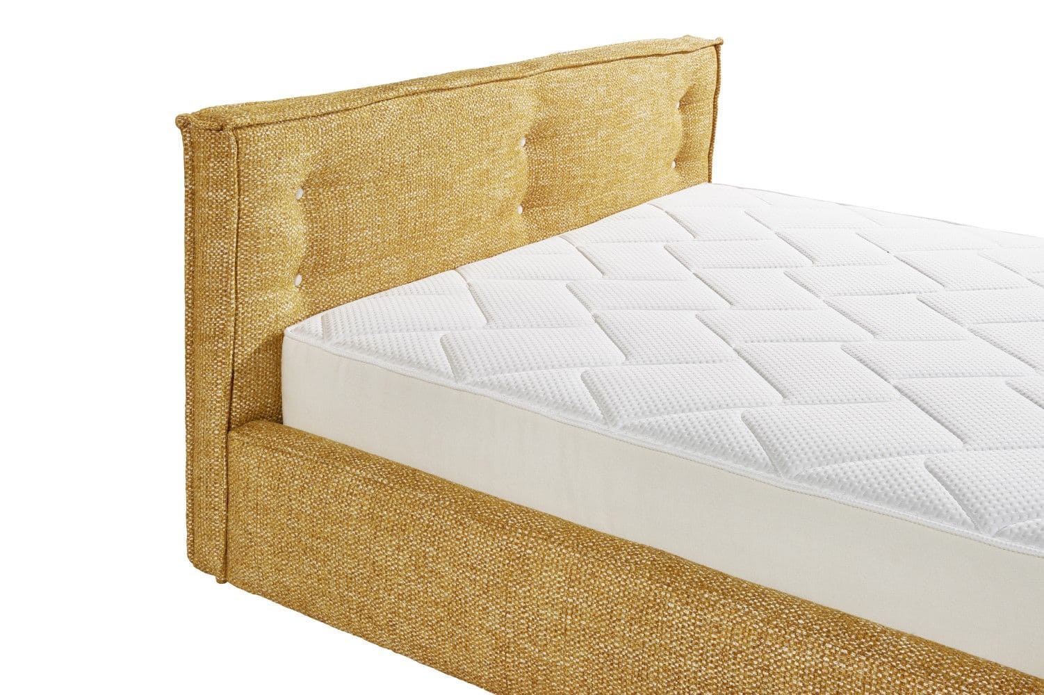 ED Exciting Design Boxbett Vanya 180x200 Curry | Bettkasten | Mikrofaser Silencio 