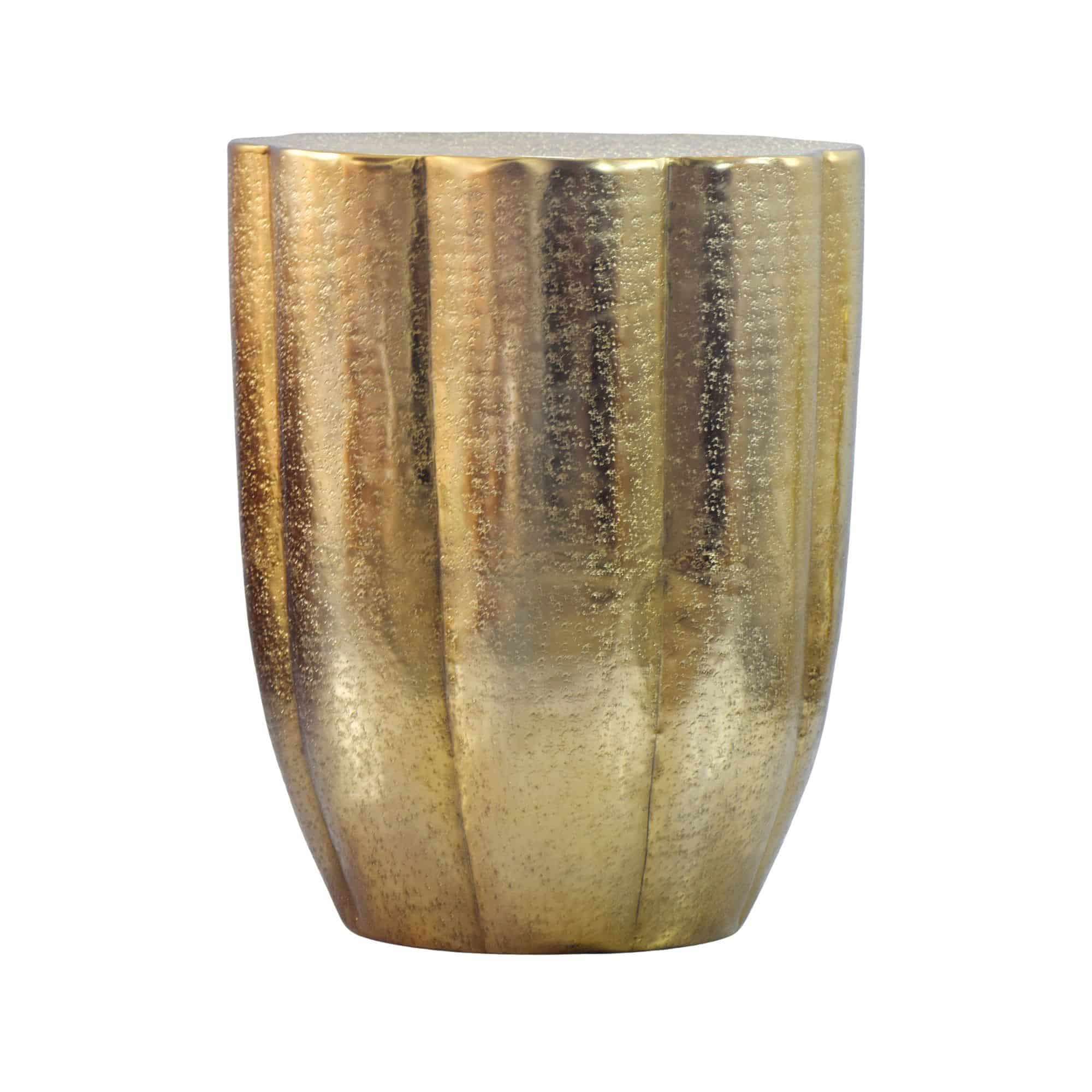 Beistelltisch Aluminium Gold 41cm Runder Anstelltisch Metall - Dekotisch Alu modern - Wohnzimmertisch klein - Design Couchtisch Sofatisch Handmade Beistelltisch Aluminium Gold 41cm Runder Anstelltisch Metall - Dekotisch Alu modern - Wohnzimmertisch klein - Design Couchtisch Sofatisch Handmade