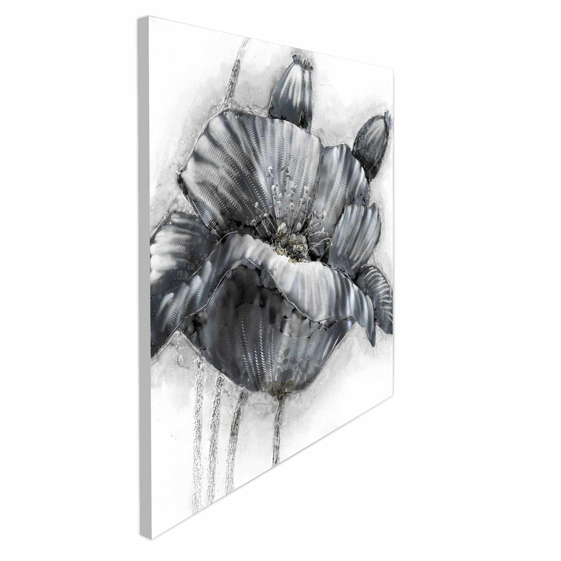 Aluminium Wandbild Blüte 80cm x 80cm Aluminium Wandbild Blüte 80cm x 80cm