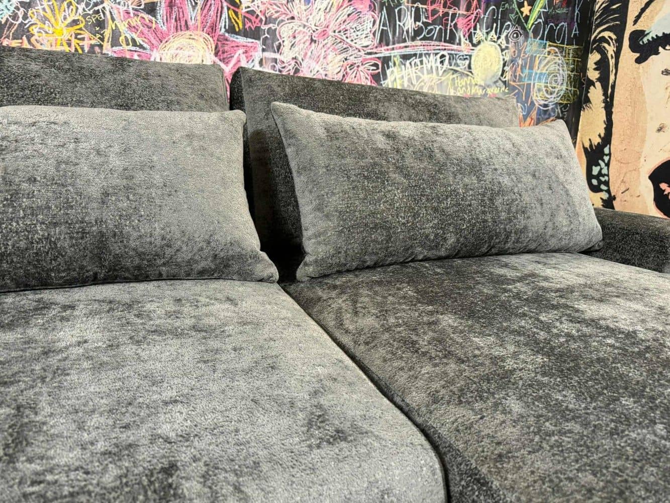 Sofa Bill Grau mit Schlaffunktion & Bettkasten – Myhomelando