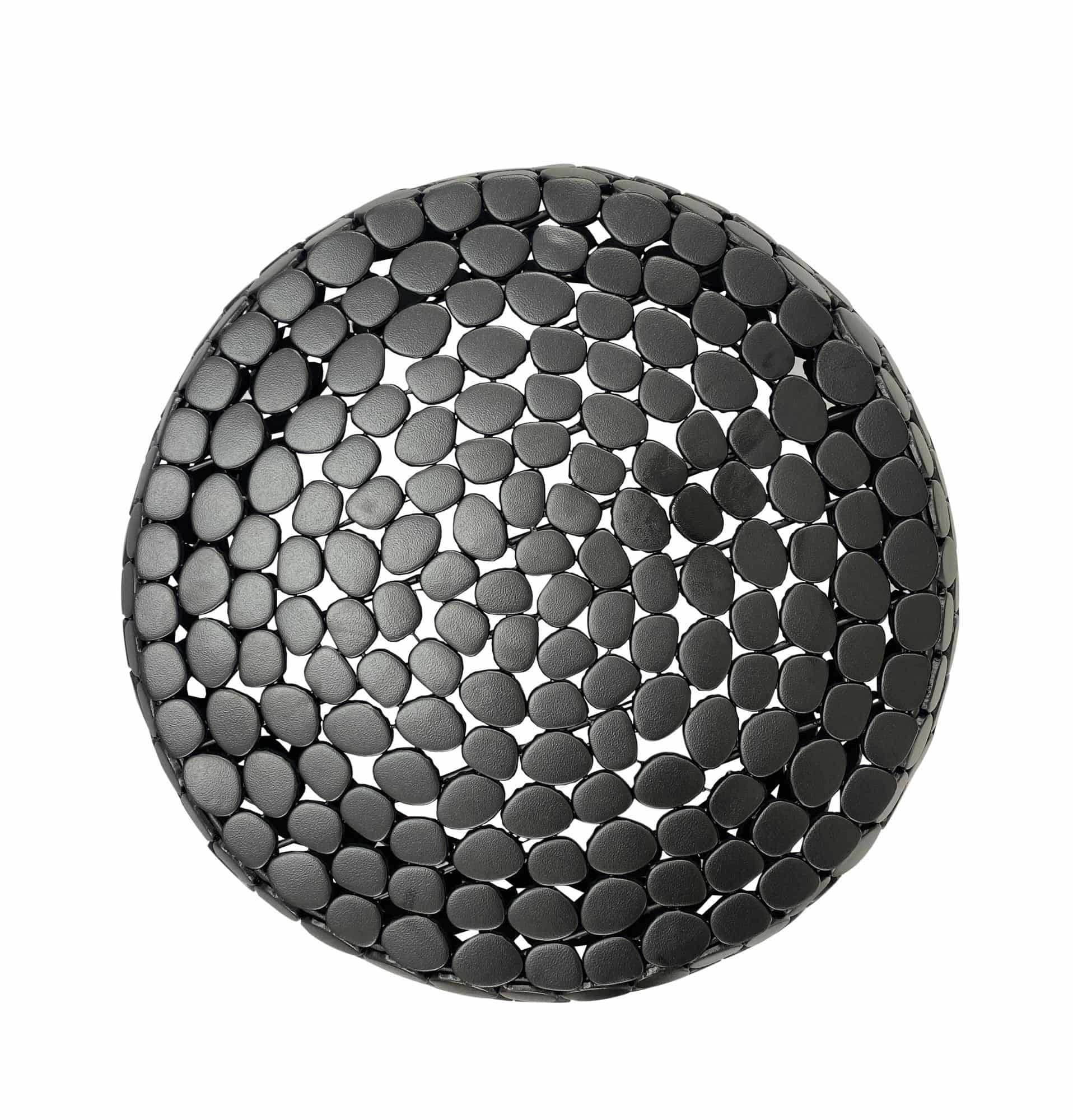 Couchtisch Aluminium schwarz rund 66x32 cm - Design Sofatisch Wohnzimmer - Moderner Wohnzimmertisch Metall - Runder Loungetisch - Alu Beistelltisch Handmade Couchtisch Aluminium schwarz rund 66x32 cm - Design Sofatisch Wohnzimmer - Moderner Wohnzimmertisch Metall - Runder Loungetisch - Alu Beistelltisch Handmade