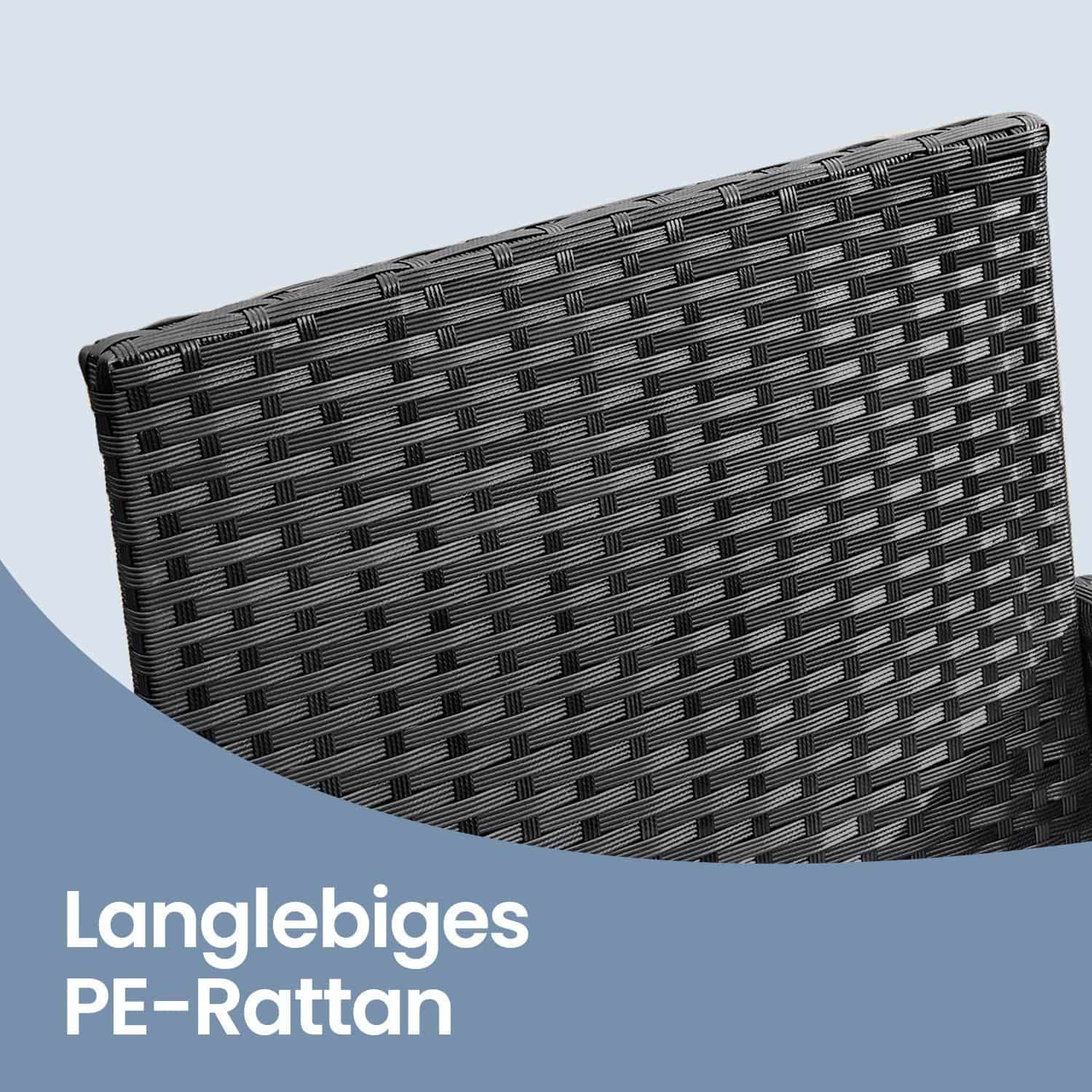 Balkonmöbel, Gartenmöbel-Set, aus PE-Polyrattan Balkonmöbel, Gartenmöbel-Set, aus PE-Polyrattan