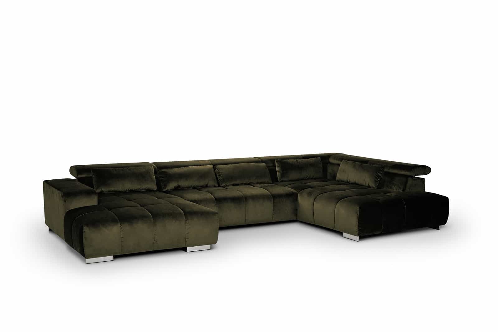 Orion XXL Wohnlandschaft - Stoff Velvet - Cotta Orion XXL Wohnlandschaft - Stoff Velvet - Cotta