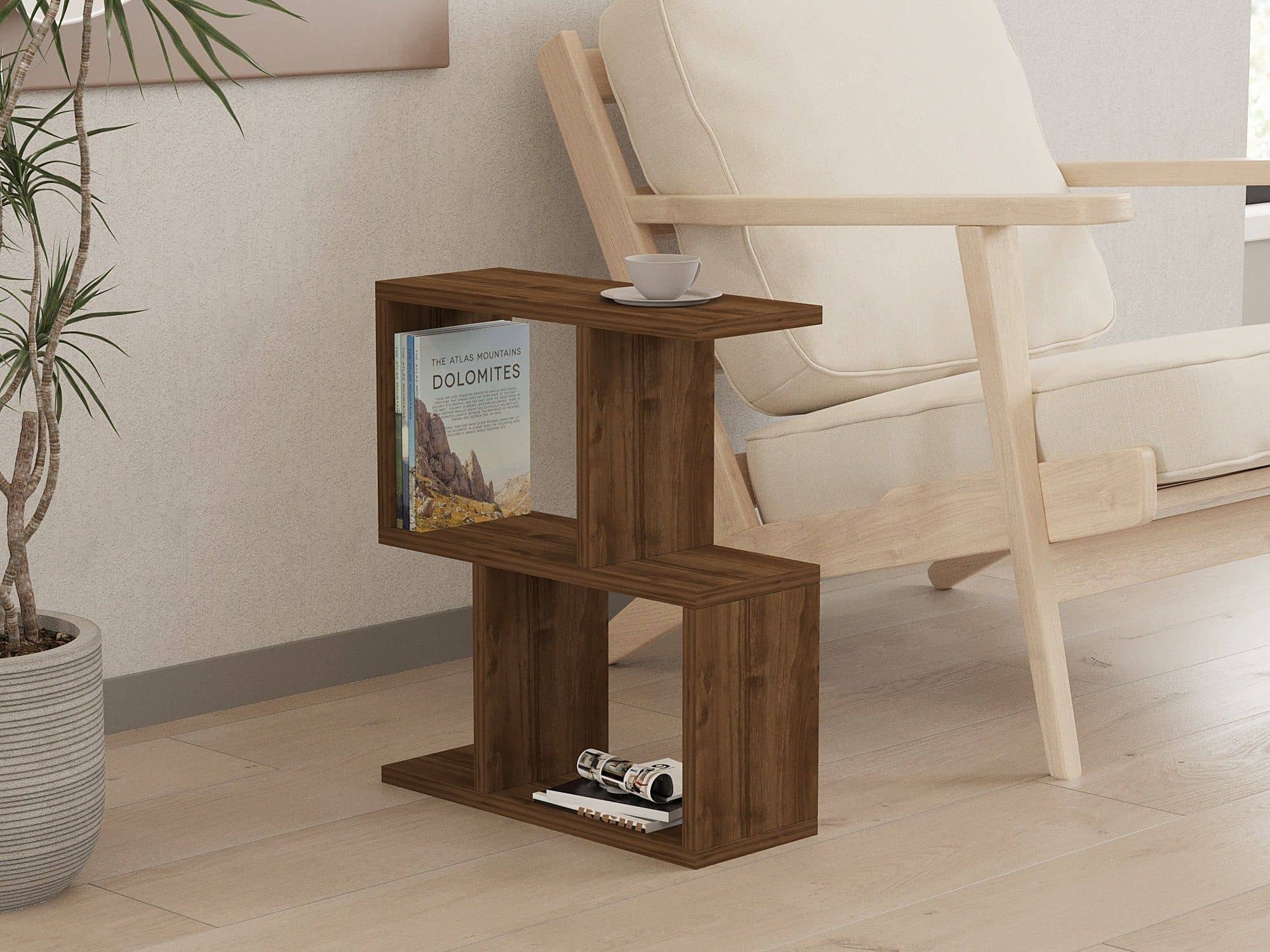 Zet - Travertine - Beistelltisch