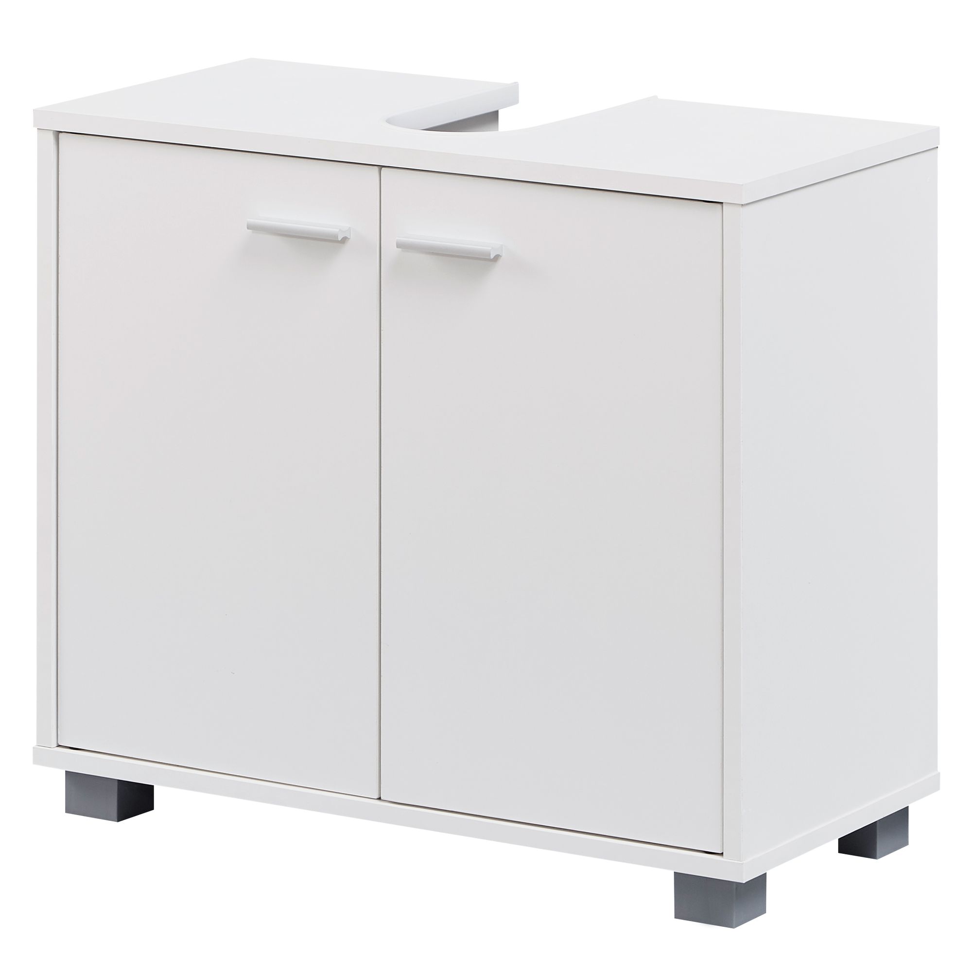 35998-WOHNLING-Design-Waschbeckenunterschrank-WL1-344-Badunterschrank-mit-2-Tueren-Weiss-Kleiner-Schrank-Badezimmer-60-cm-Breit-Badschrank-Waschbecken-Stehend-Bad-Aufbewahrung-WasNon5bAYdsDspr Design Waschbeckenunterschrank WL1.344 Badunterschrank mit 2 Türen Weiß