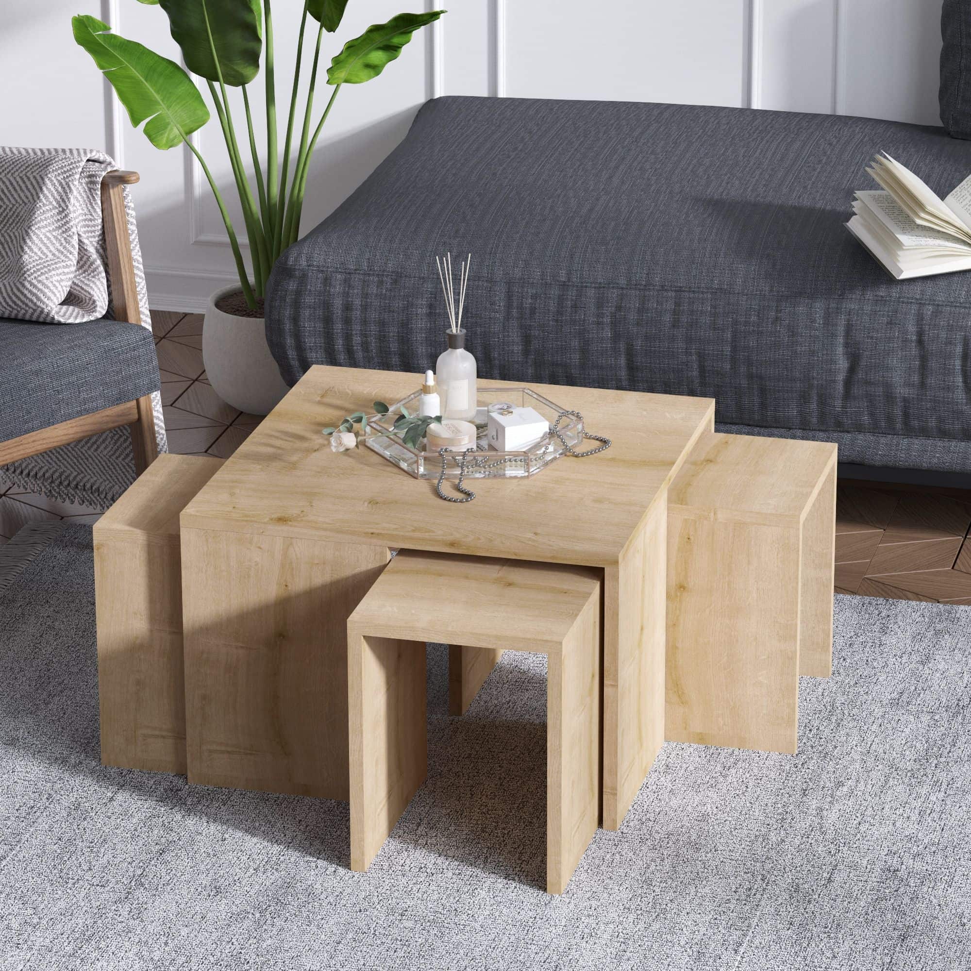 Ortanca - Sapphire Oak - Couchtisch-Set Ortanca - Sapphire Oak - Couchtisch-Set