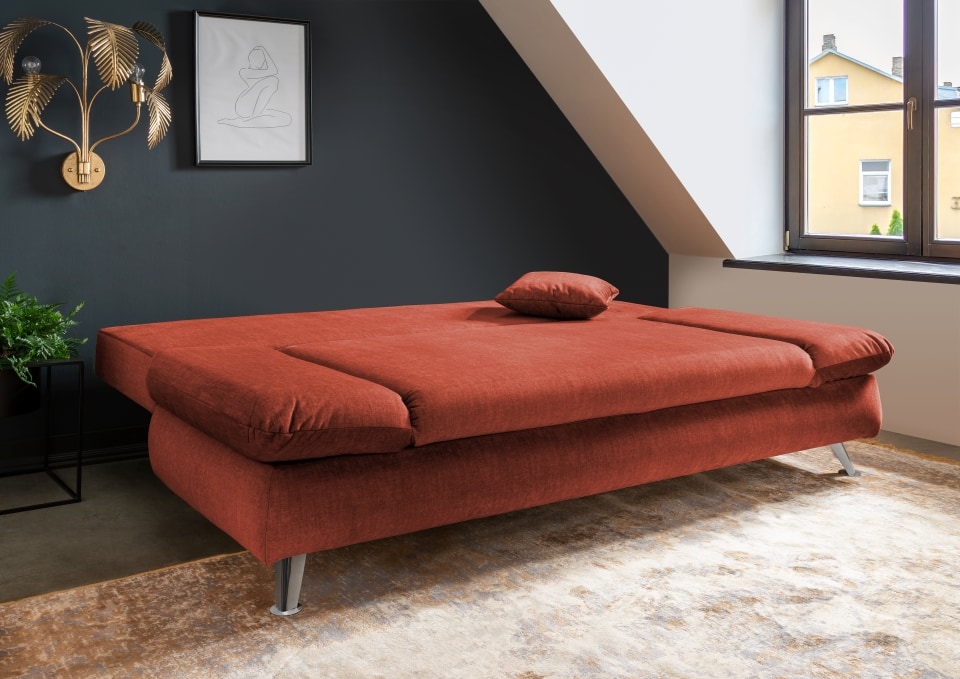 Benformato_Dale_2FAFBK_9406_F06-5 Sommerliches Flair: Benformato Sofa Dale in verspieltem Tessuto Koralle