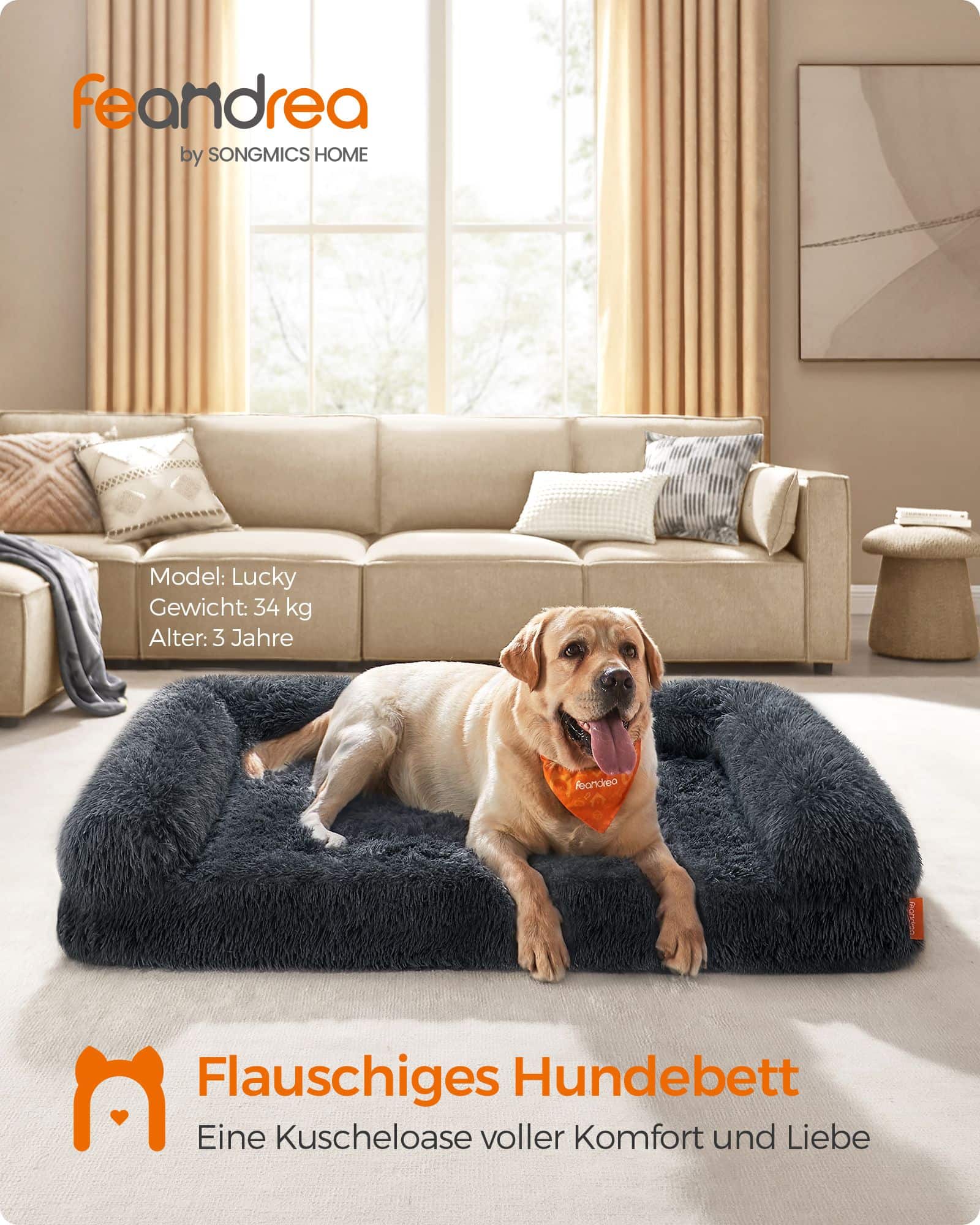 Hundebett XXL Bezug abnehmbar und waschbar Hundebett XXL Bezug abnehmbar und waschbar