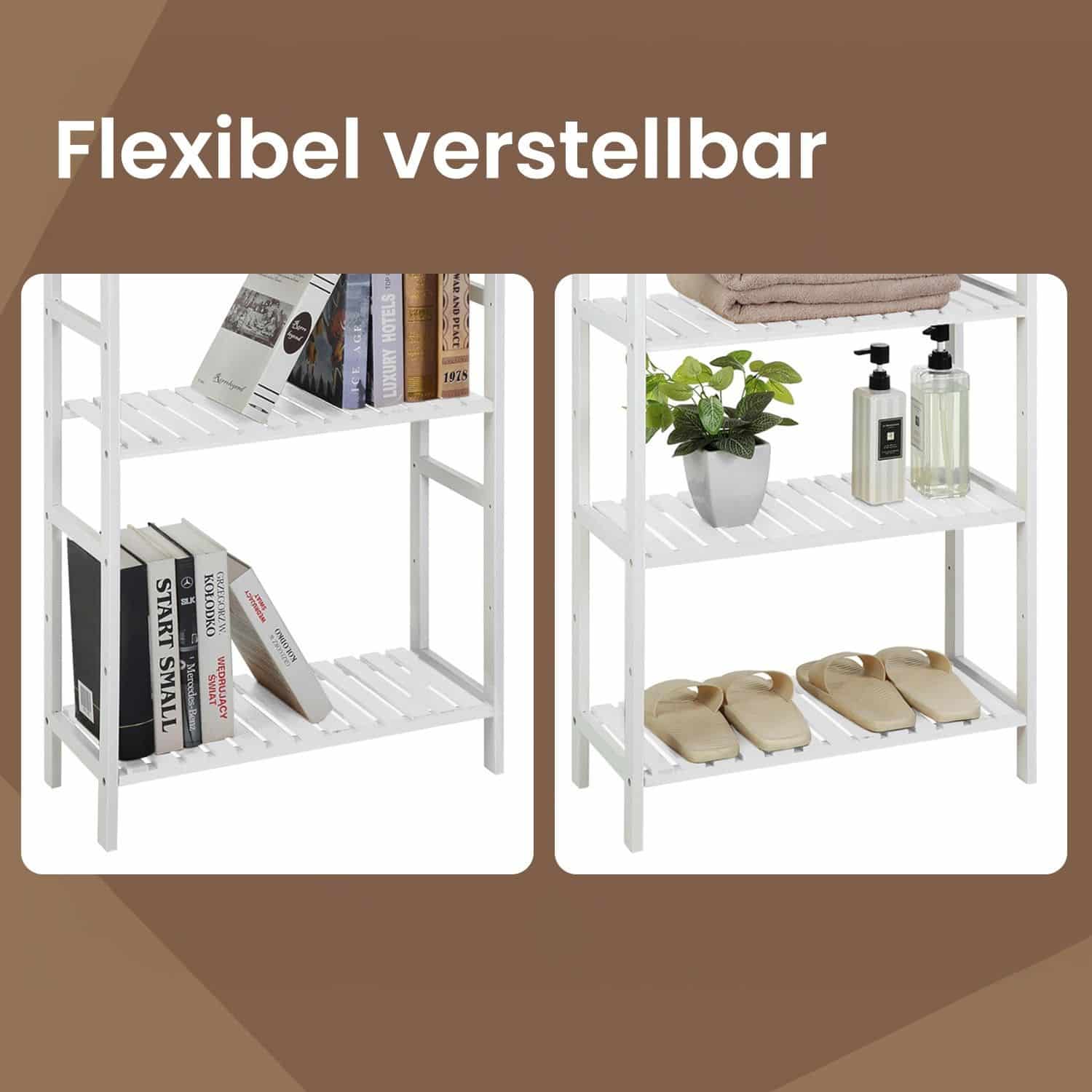 Badezimmerregal, Badregal, Küchenregal Badezimmerregal, Badregal, Küchenregal