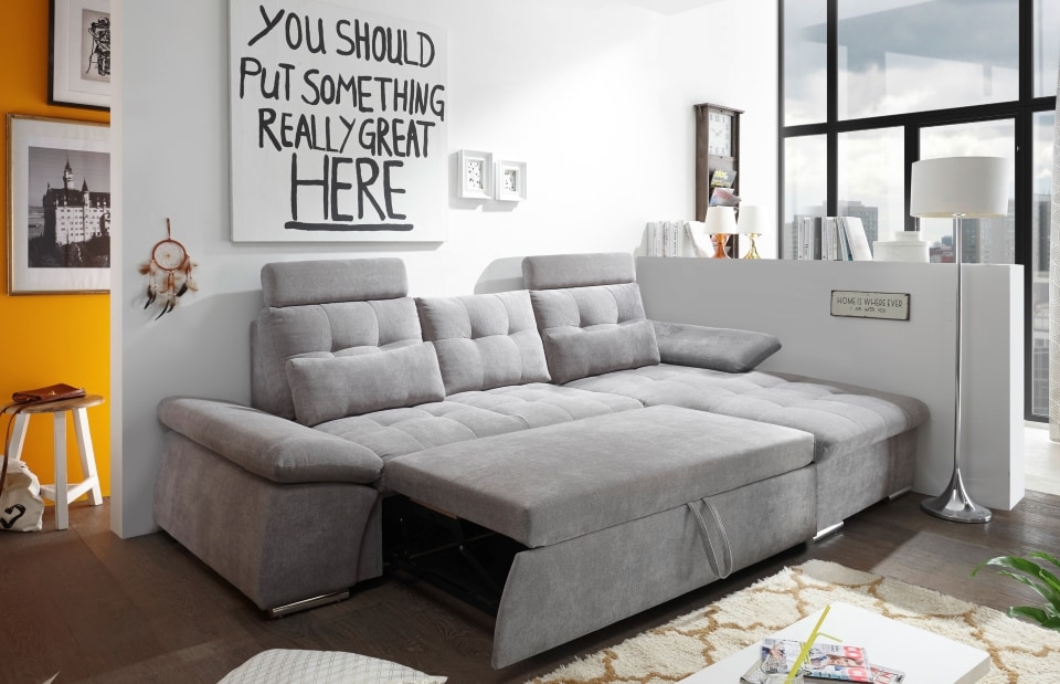 Nalo-LC_Uran-02-schlamm_Milieu_Funkt Modernes Wohnen mit Stil: Nalo Schlafsofa in Schlammfarbe von ED Exciting Design mit verstellbaren Armlehnen und Bettkasten