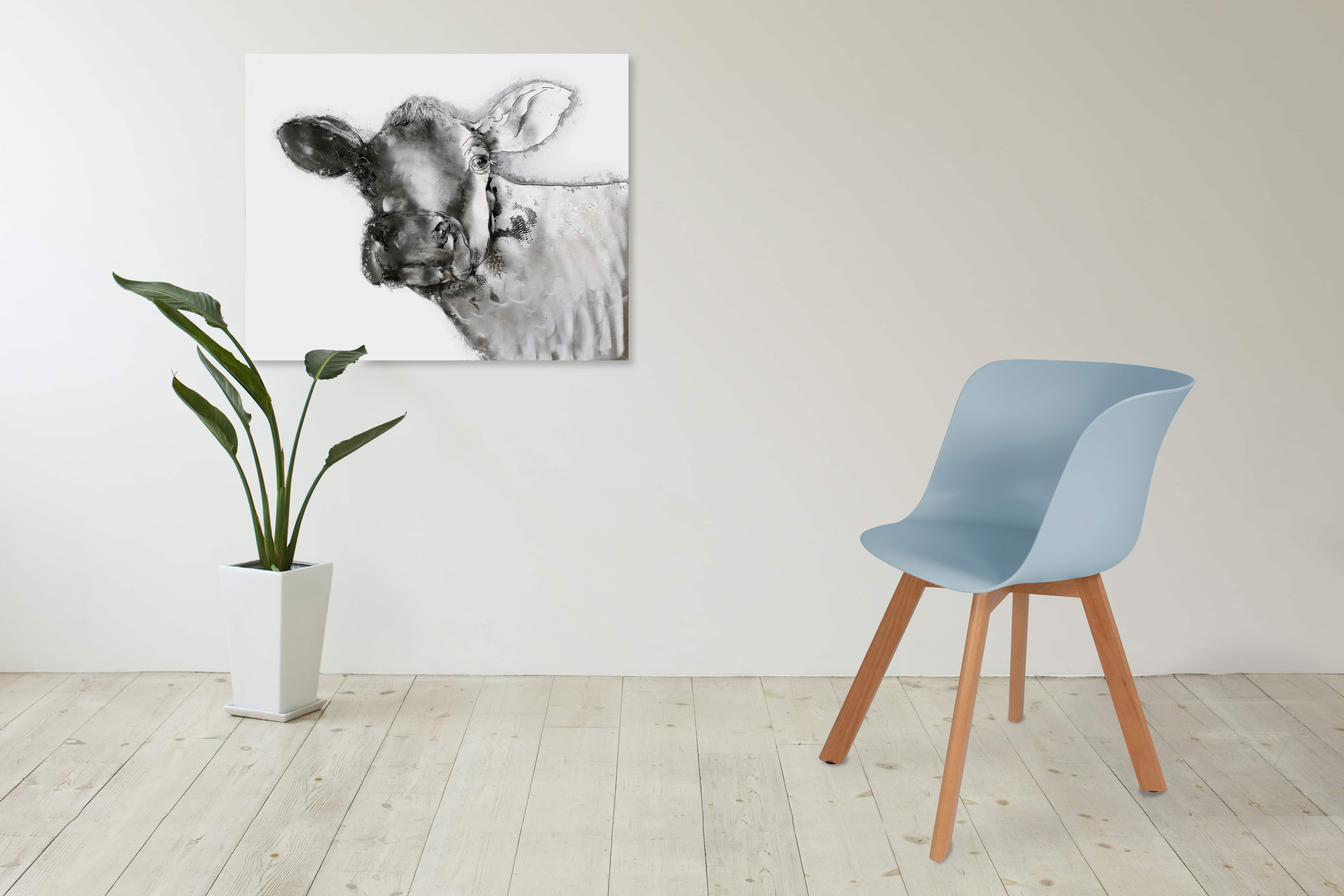 Stuhl Chris 110 4er-Set Graublau