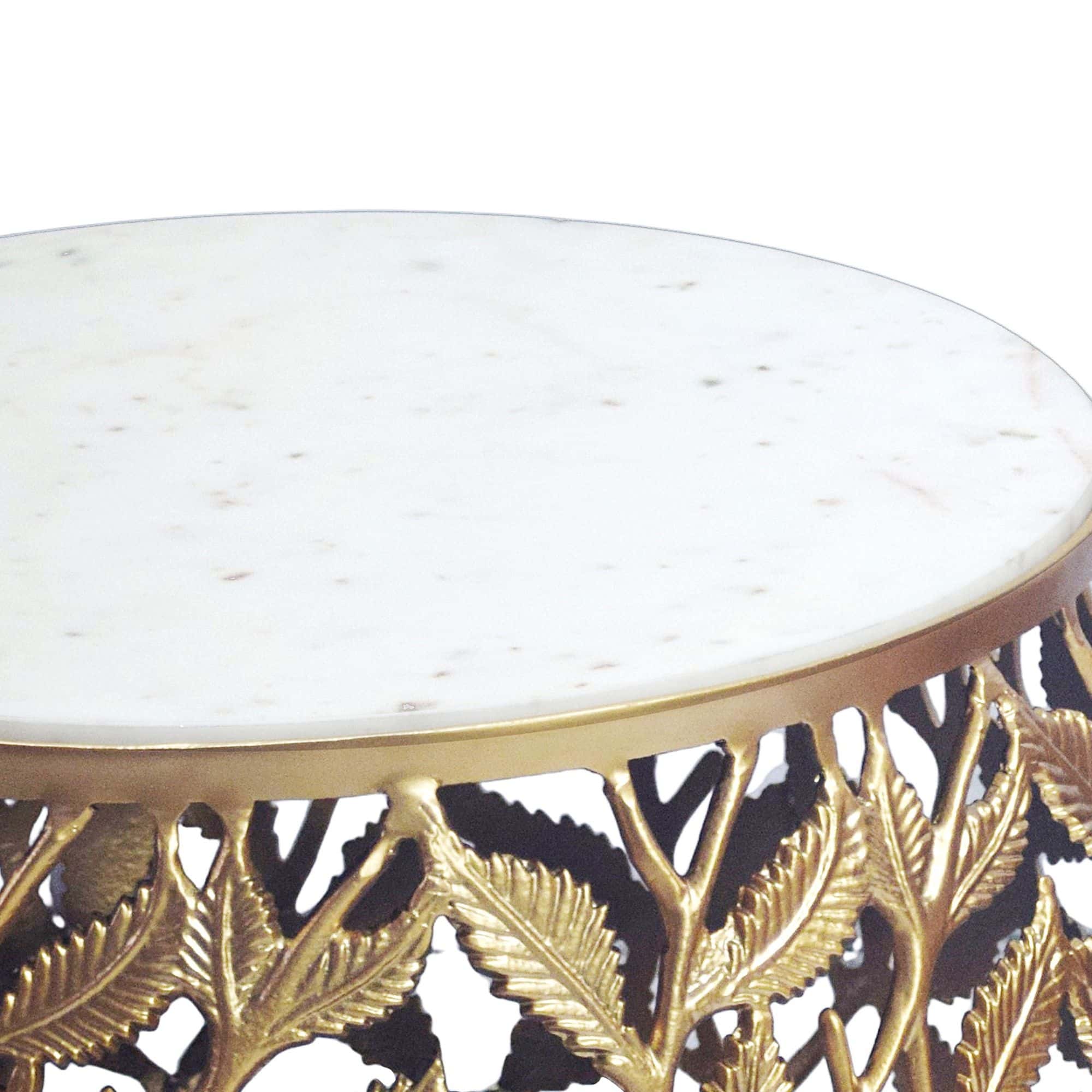 2er Set Couchtisch Gold mit weißer Marmor Tischplatte - Wohnzimmer Tisch Satztisch rund - Beistelltisch Alu modern - Sofatisch Set Aluminium Metallgestell Design Handmade 2er Set Couchtisch Gold mit weißer Marmor Tischplatte - Wohnzimmer Tisch Satztisch rund - Beistelltisch Alu modern - Sofatisch Set Aluminium Metallgestell Design Handmade