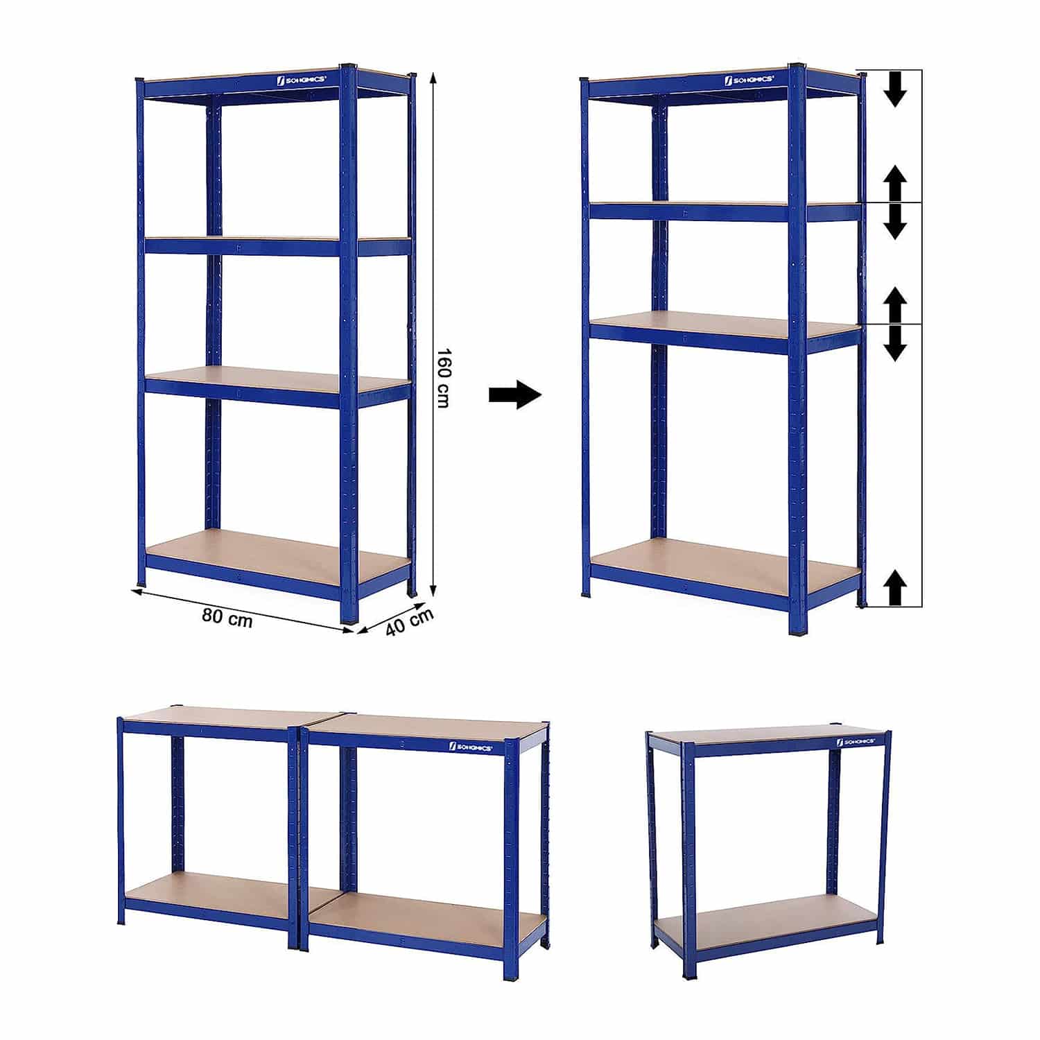 Lagerregal bis 520 kg belastbar-GLR44Q Lagerregal bis 520 kg belastbar-GLR44Q