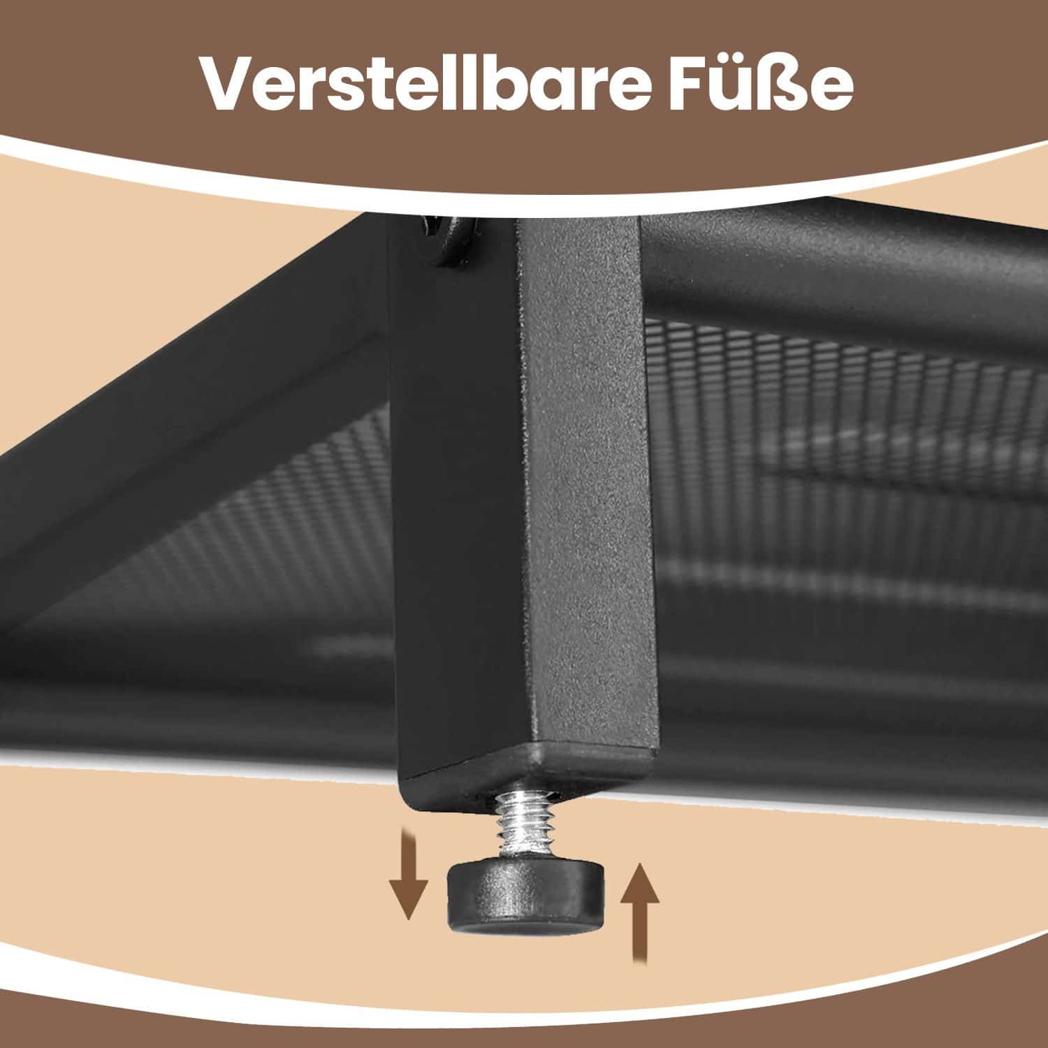 Schuhbank mit 2 Gitterablagen Industriestil Schuhbank mit 2 Gitterablagen Industriestil