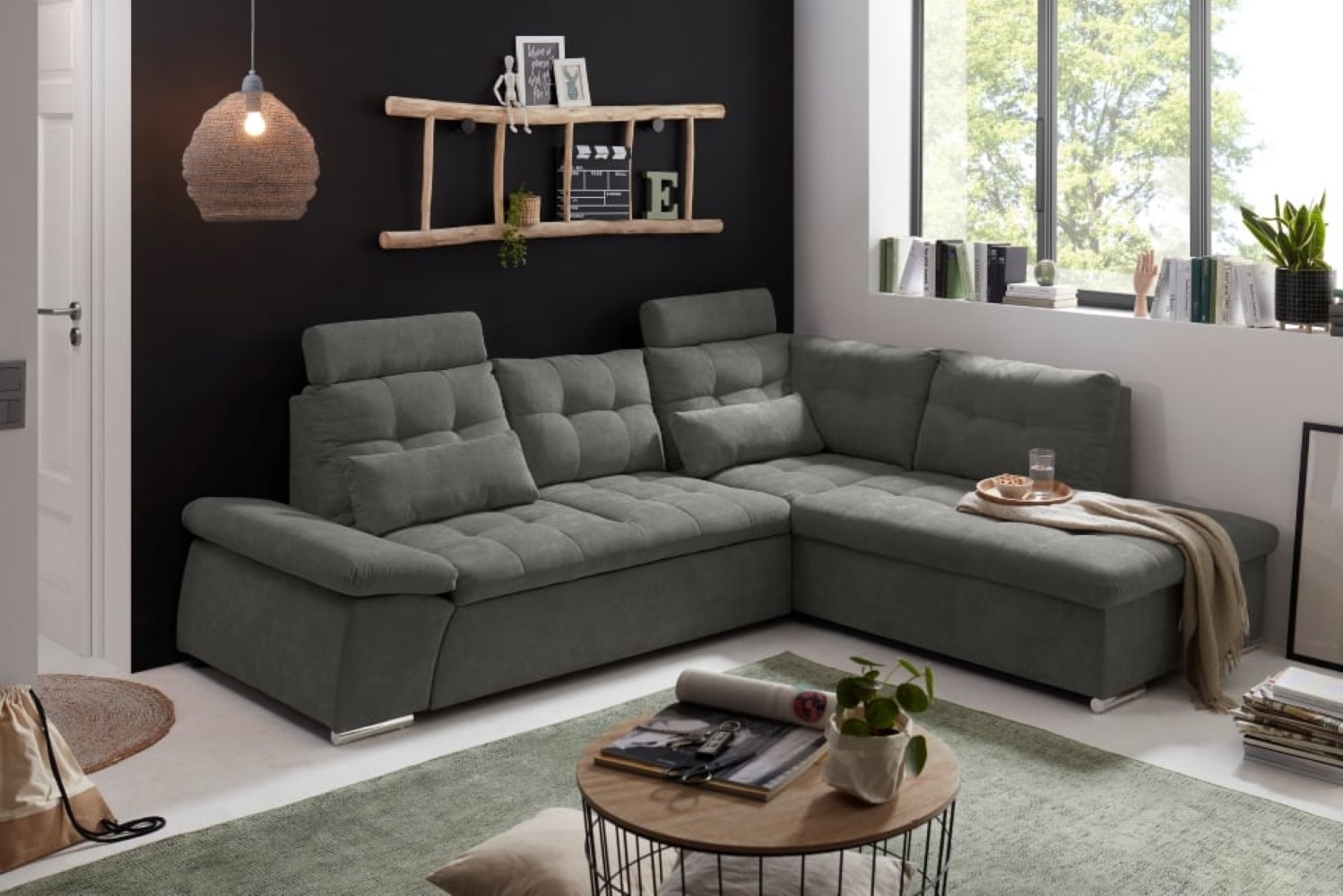 Nalo-2F-Rec_Uran-09-stone_Milieu_ Steinige Eleganz: Das Nalo Schlafsofa von ED Exciting Design in zeitlosem Steingrau